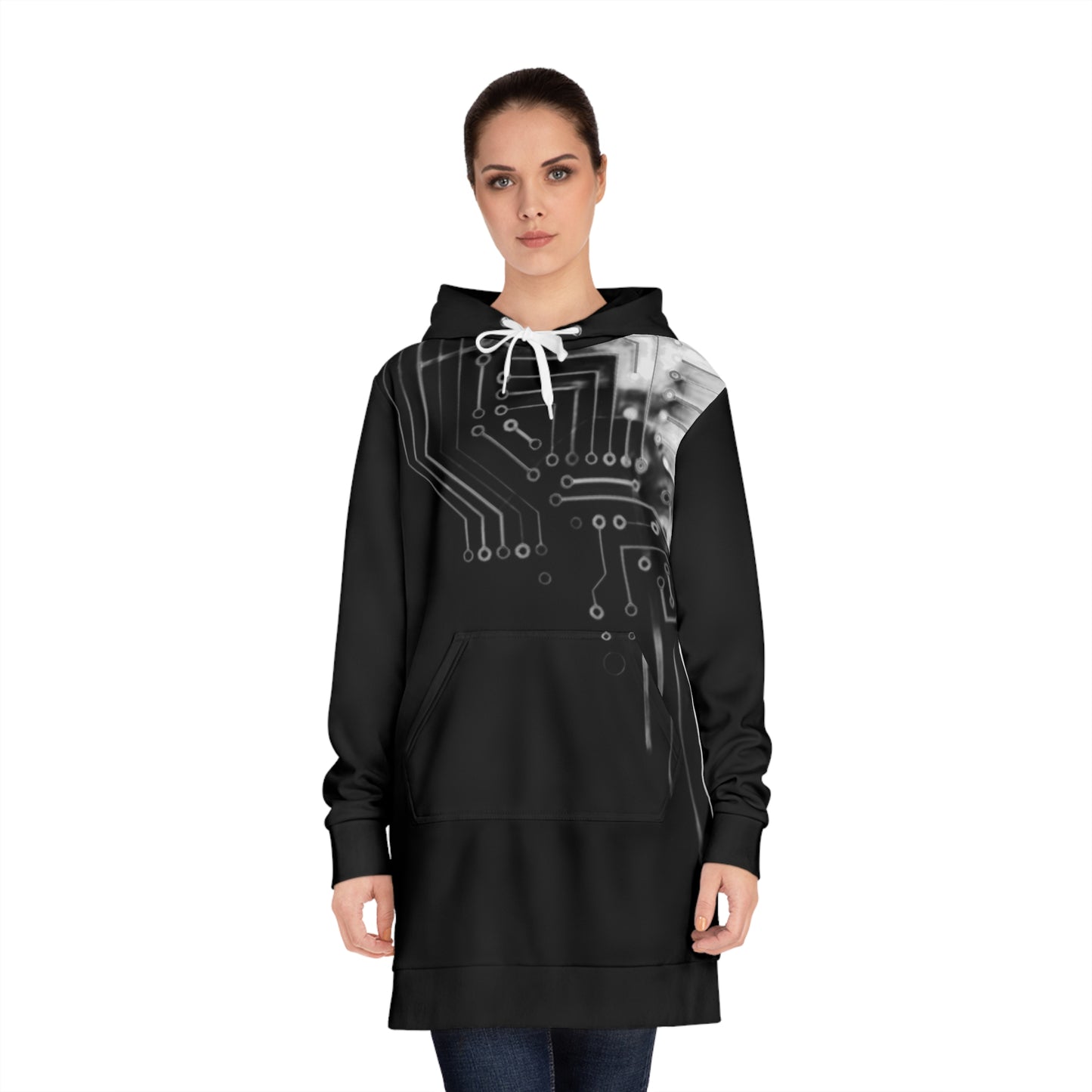 Casual Women's Hoodie Dress