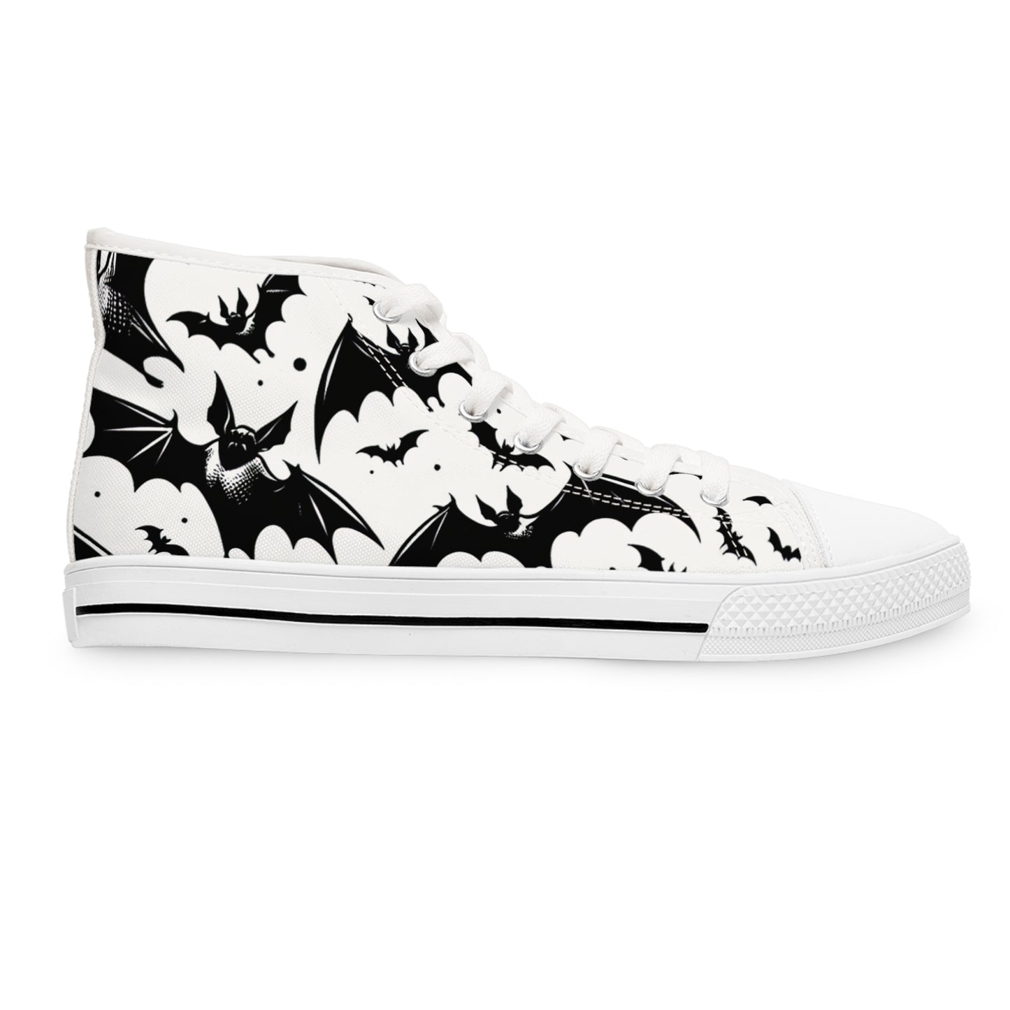 Women's High Top Sneakers Bats