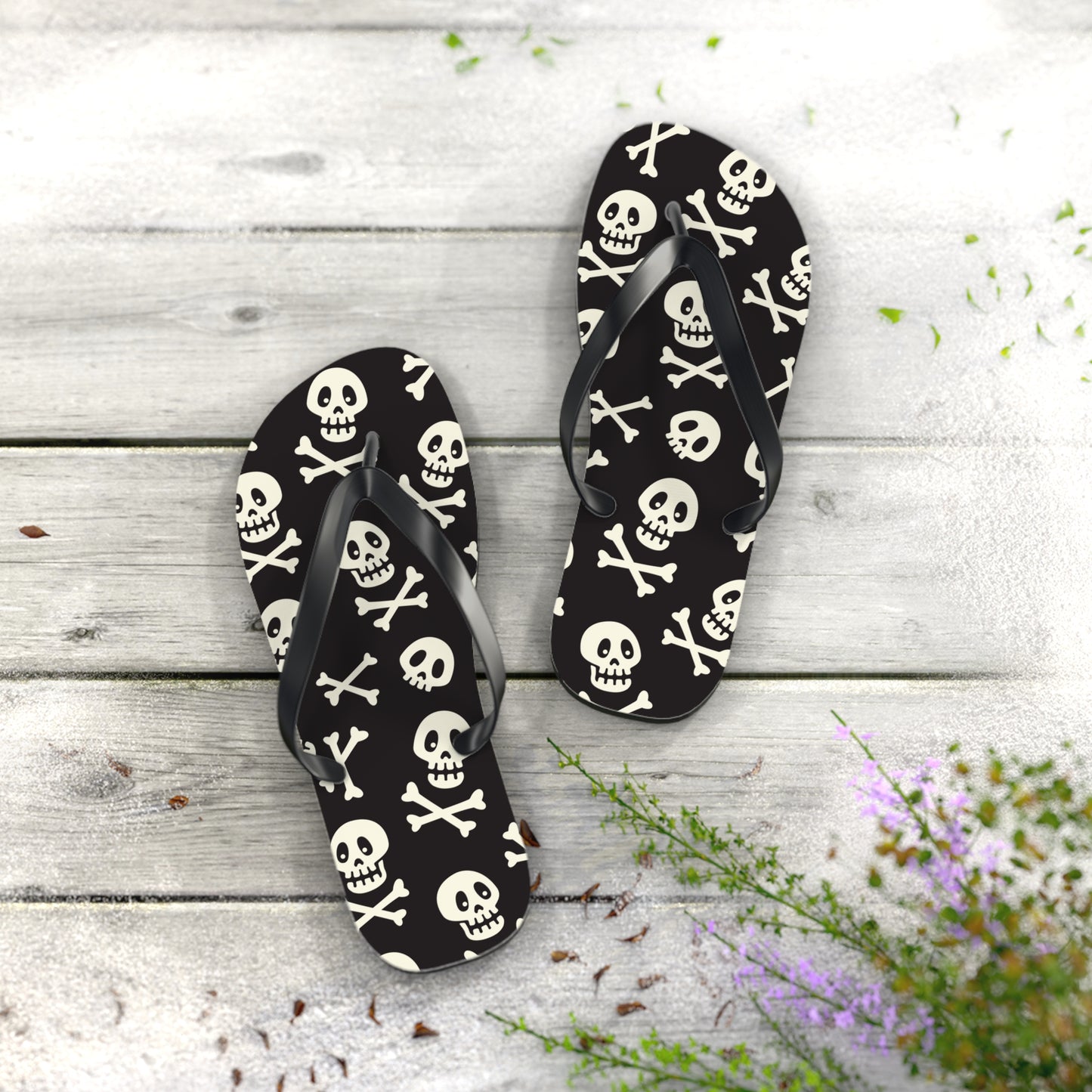 Skull Flip Flops
