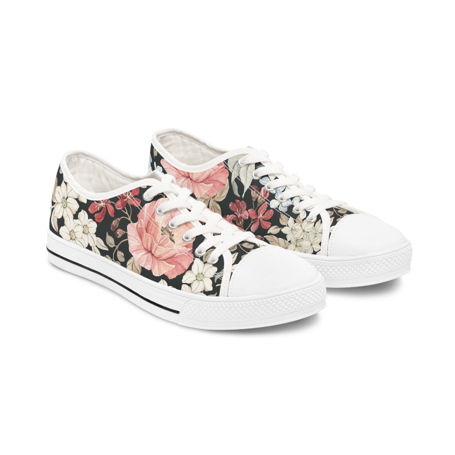 Women's Low Top Sneakers Flower Power