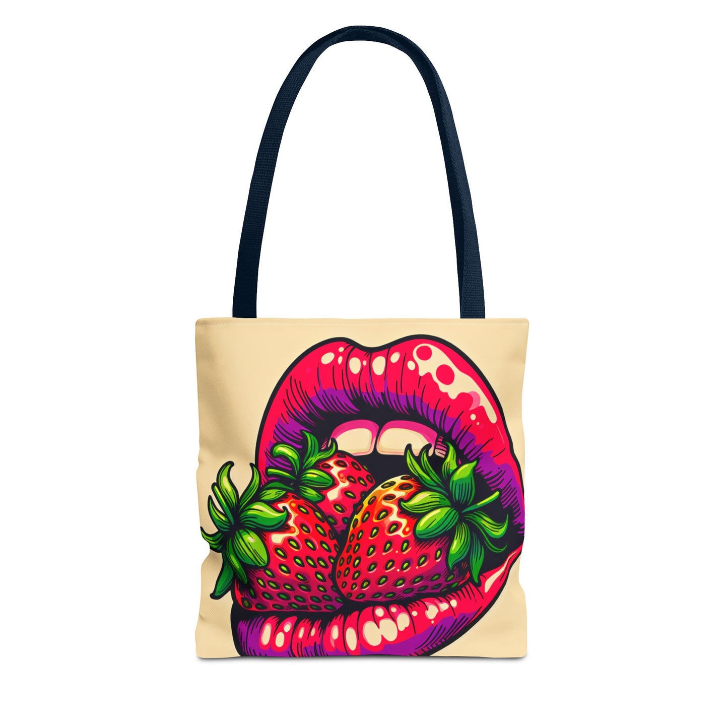Strawberry lips Tote Bag