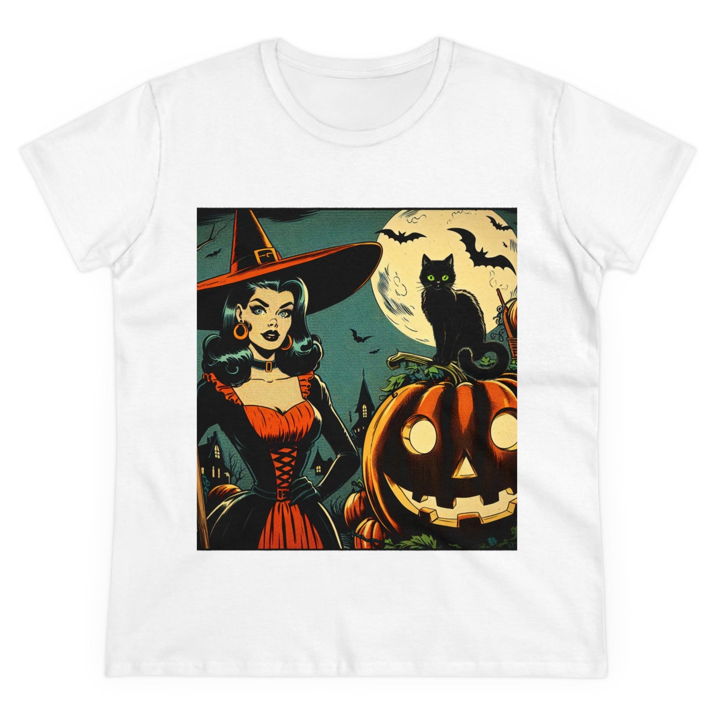 Women's Cotton Tee Halloween