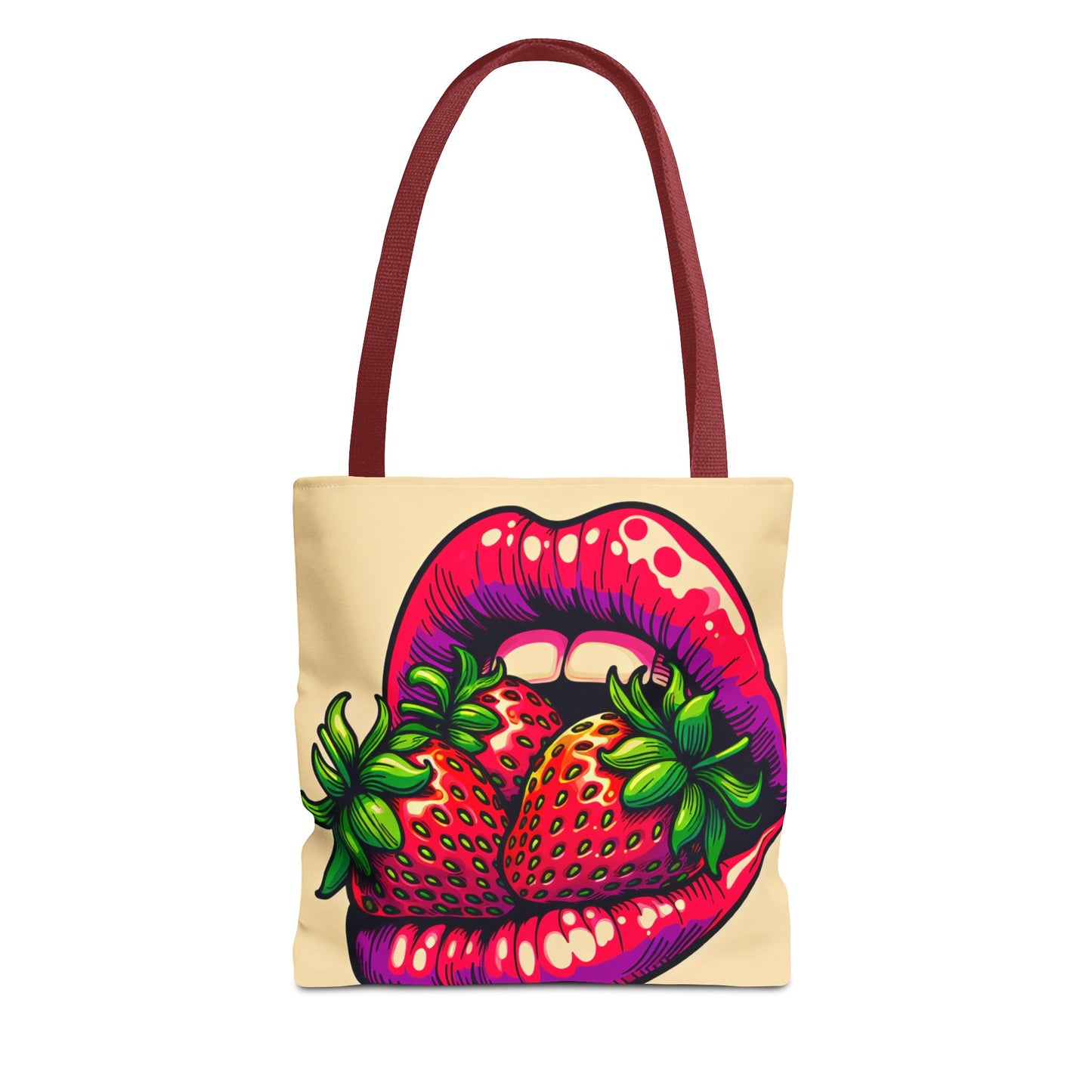 Strawberry lips Tote Bag