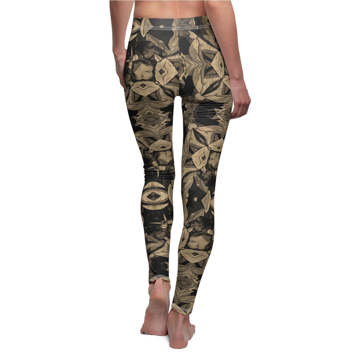 Casual Leggings - Women's Cut & Sew