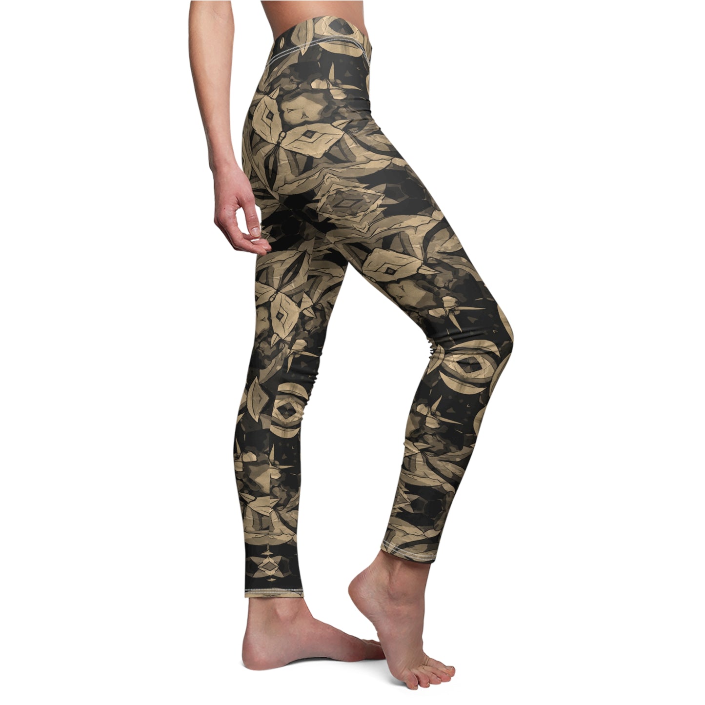 Casual Leggings - Women's Cut & Sew