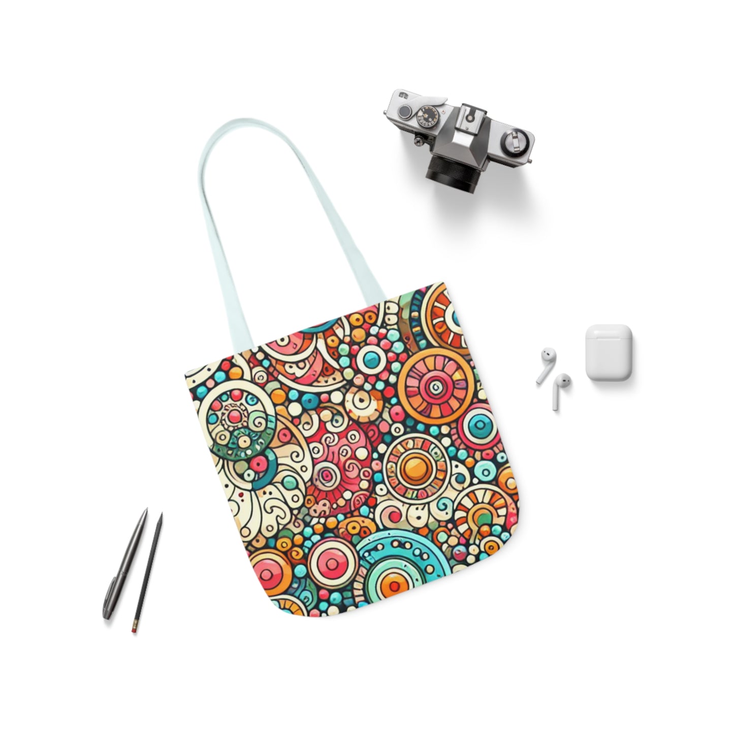 Tote Bag, 5-Color Straps
