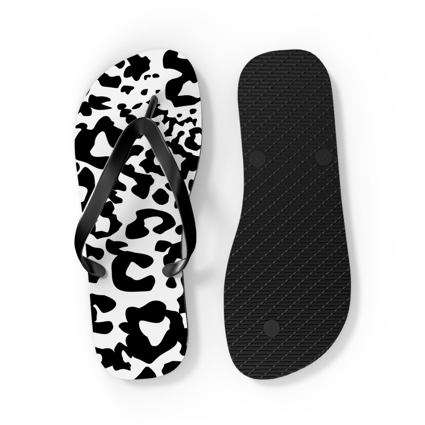Zebra Flip Flops