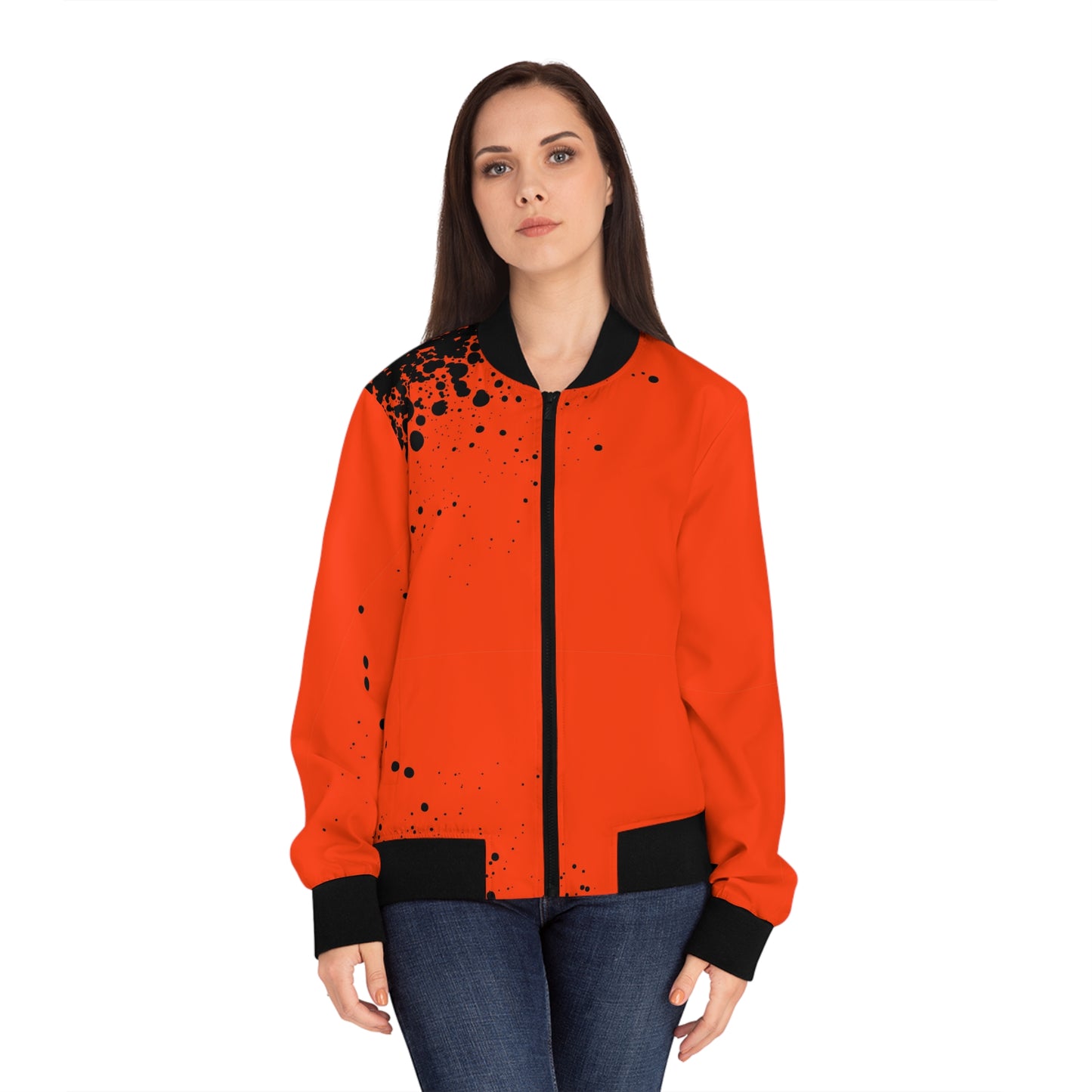 Women's Bomber Jacket Dots