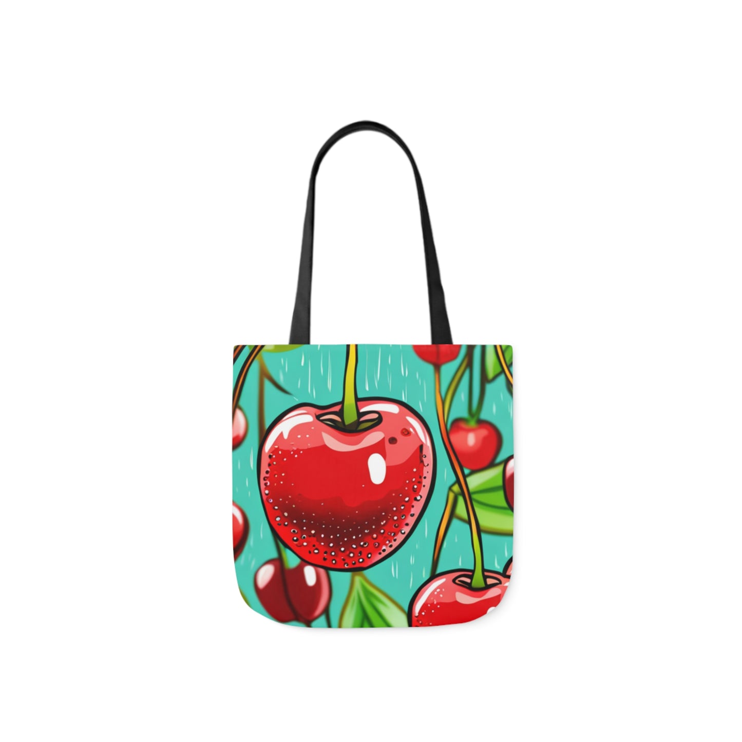 Cherry Tote Bag, 5-Color Straps