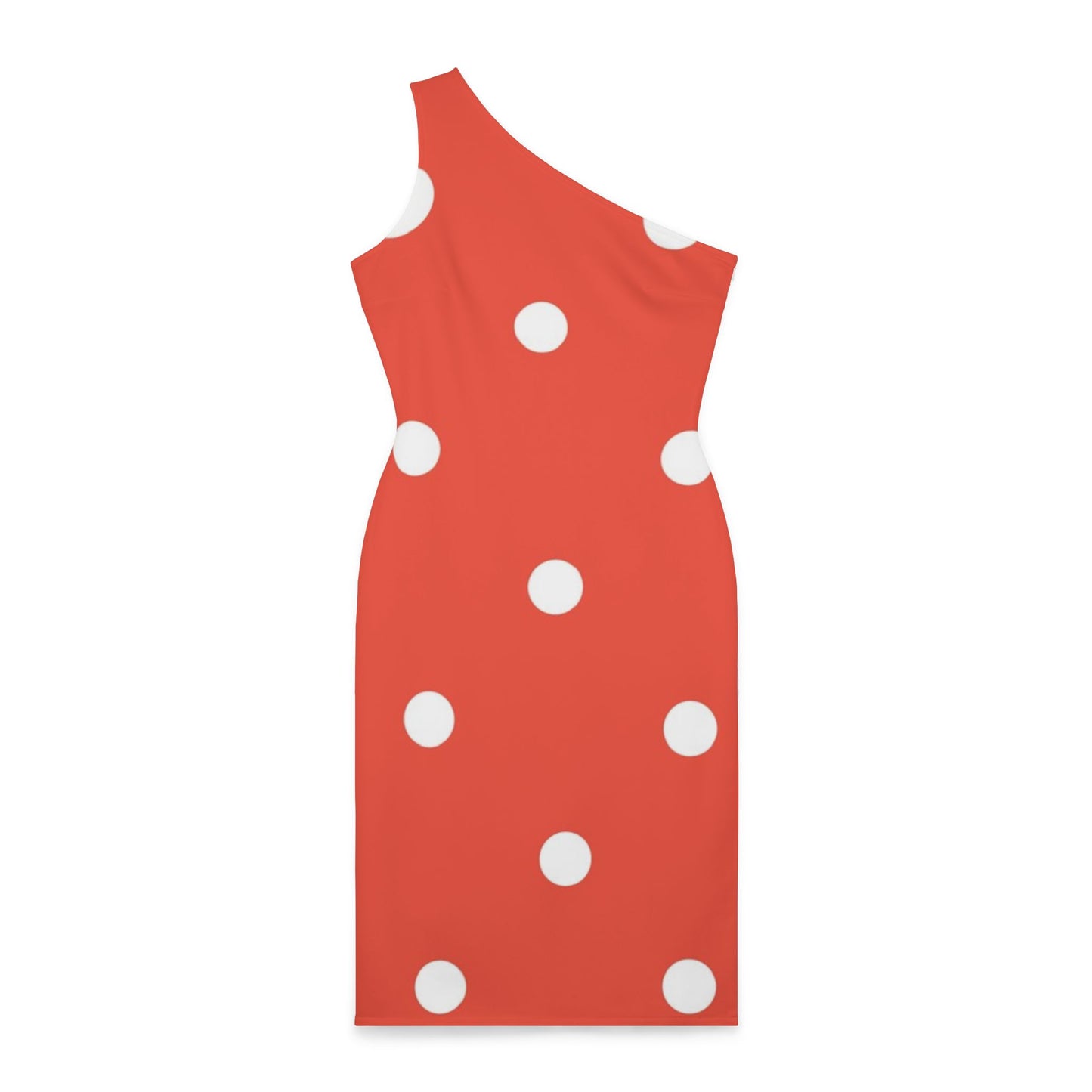 Shoulder Dress Polka Dot