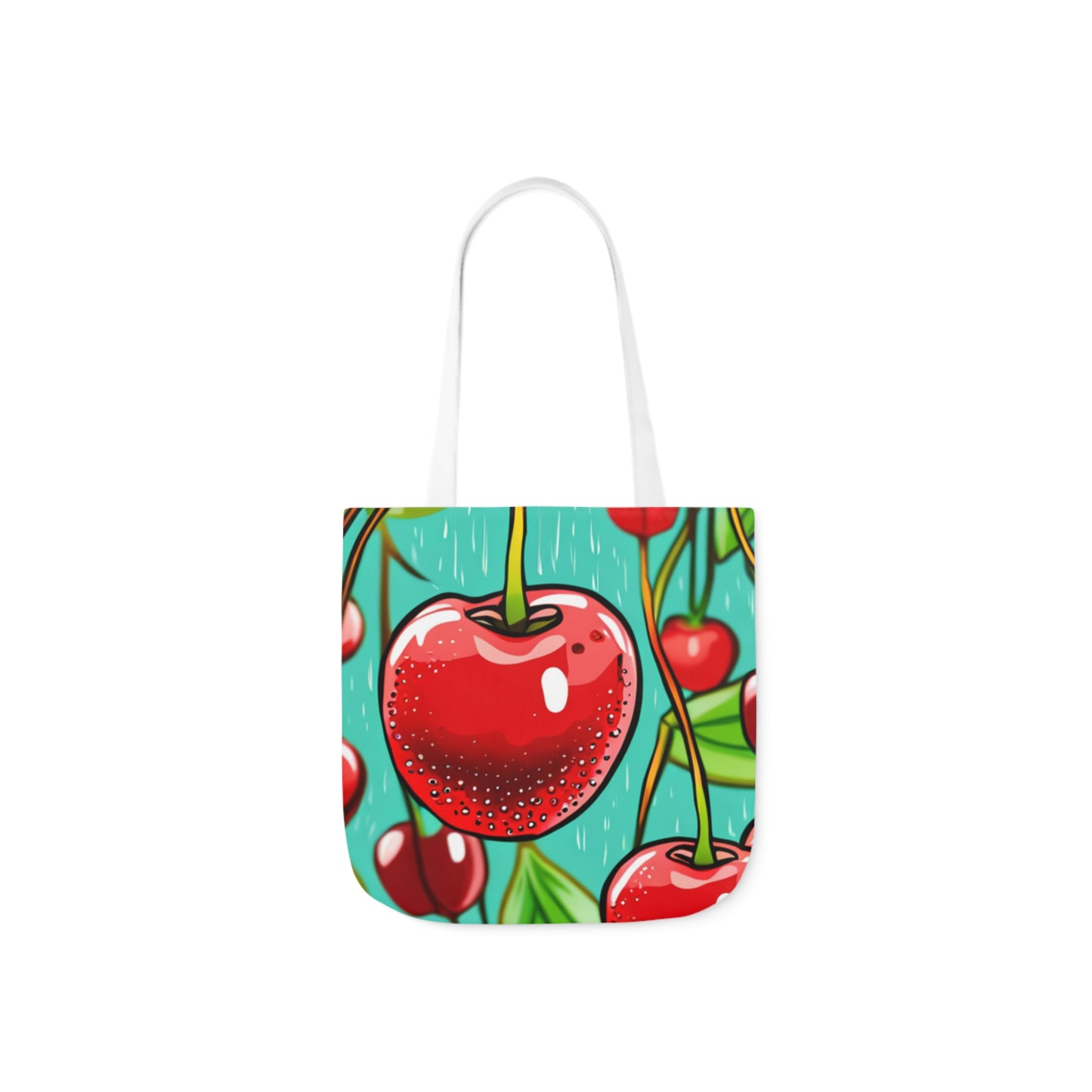Cherry Tote Bag, 5-Color Straps