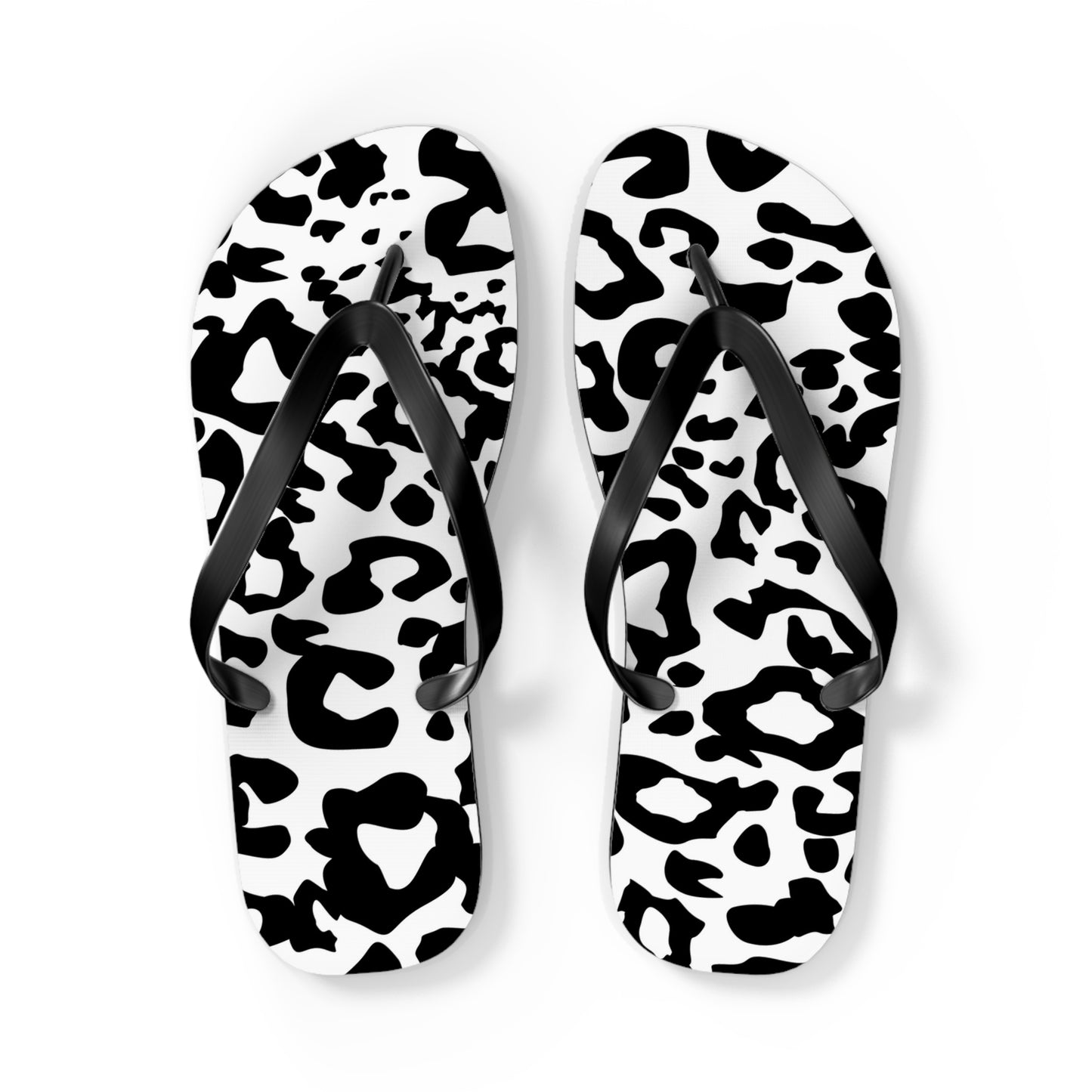 Zebra Flip Flops