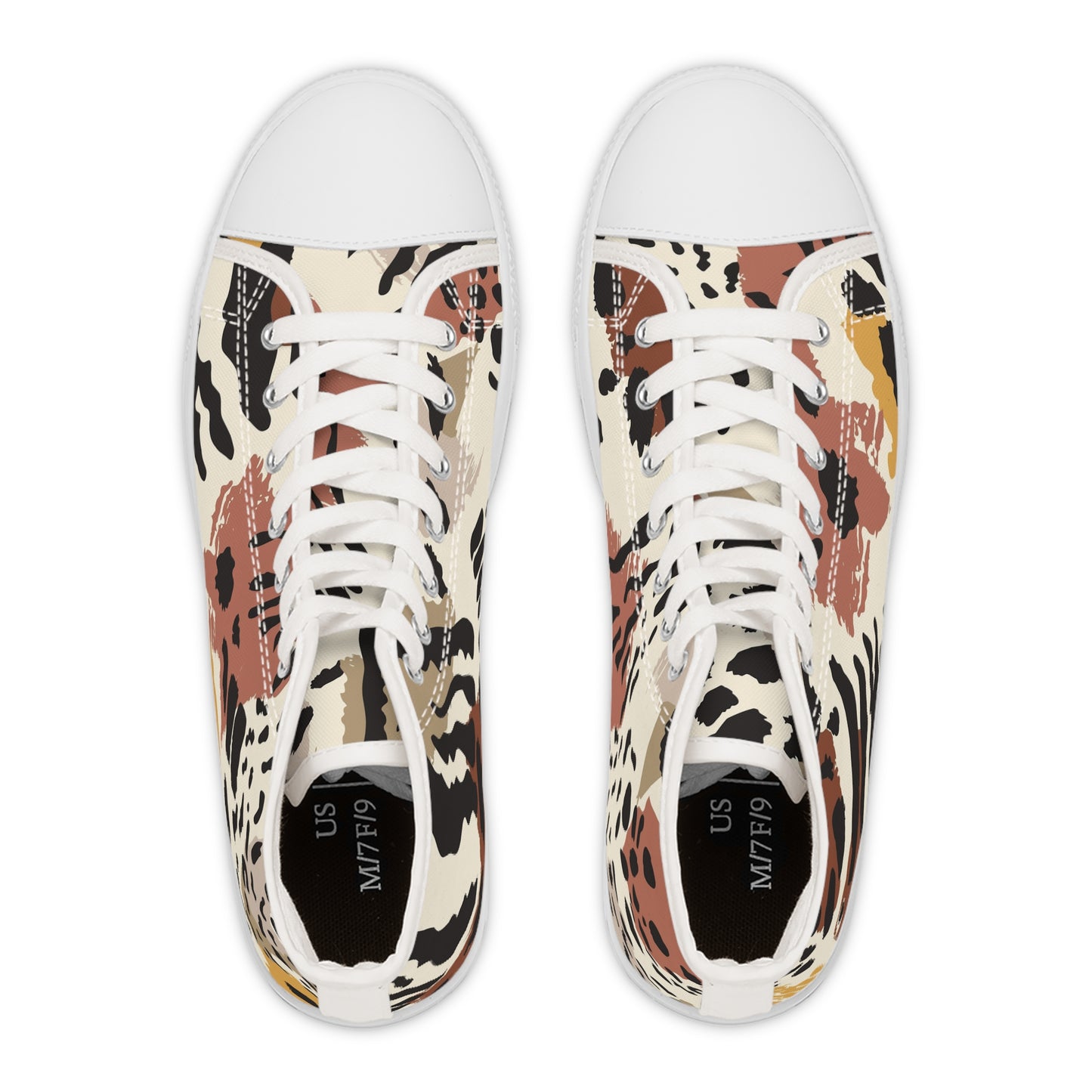 Women's High Top Sneakers Safari