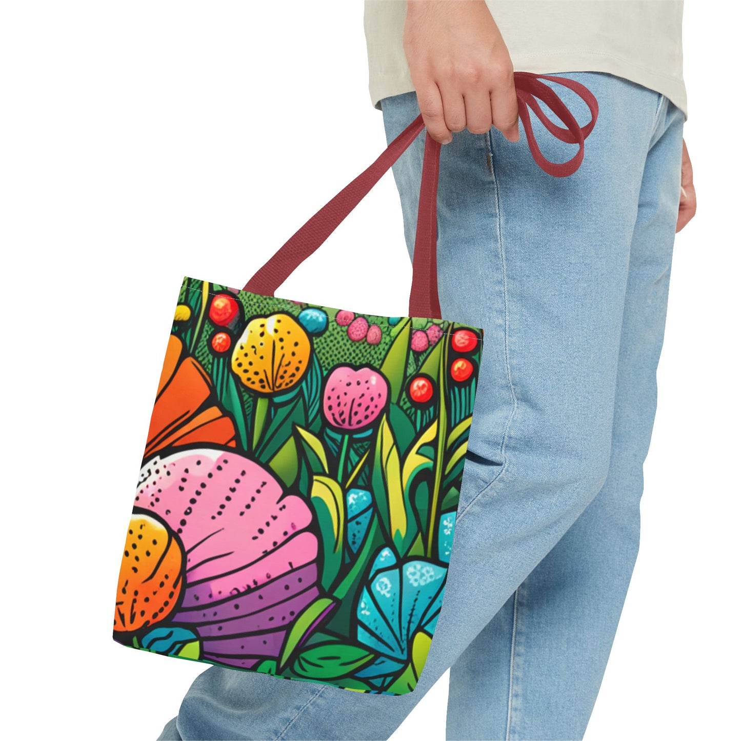 Flower Field Tote Bag