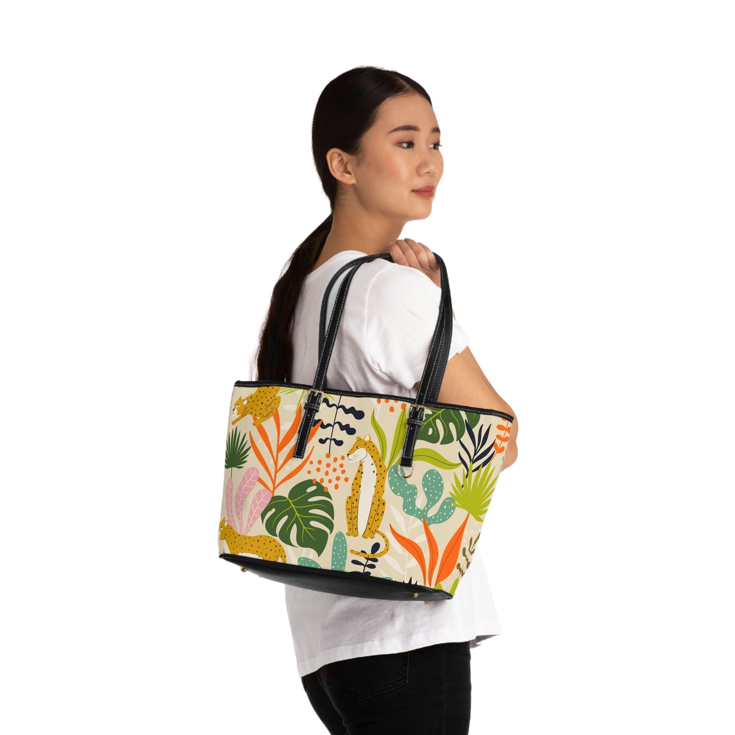 PU Leather Shoulder Bag Jungle
