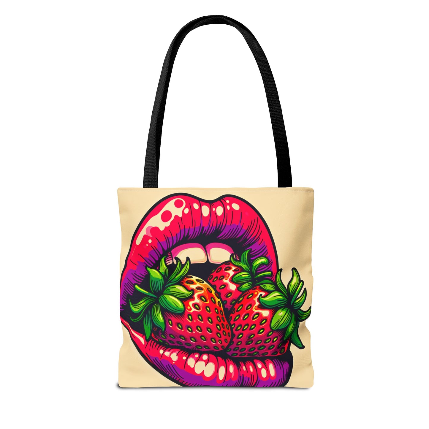 Strawberry lips Tote Bag