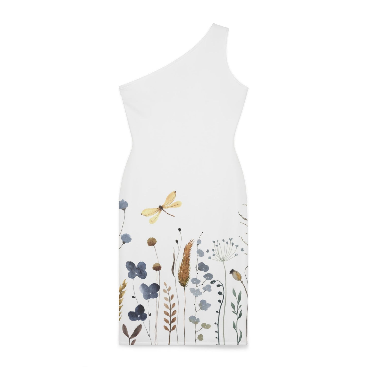 Shoulder Dress Summer flowers