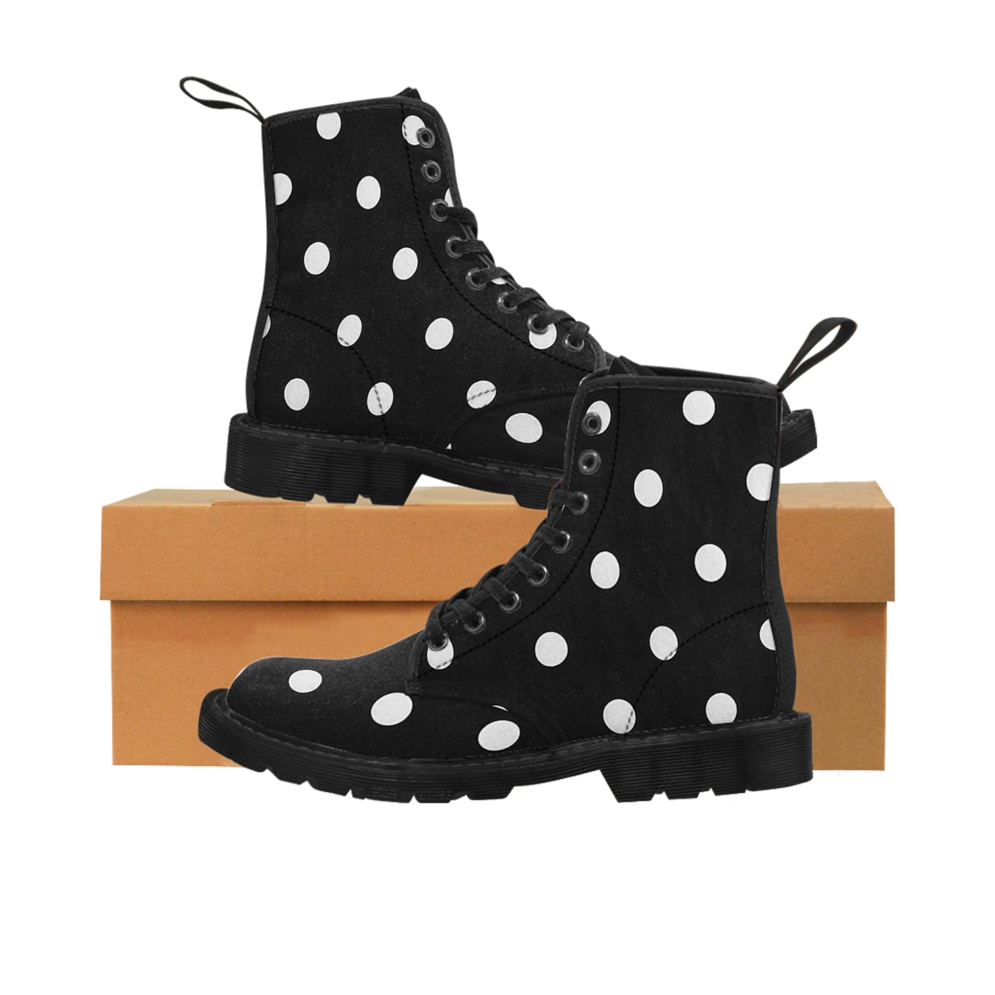 Women's Boots Polka Dots