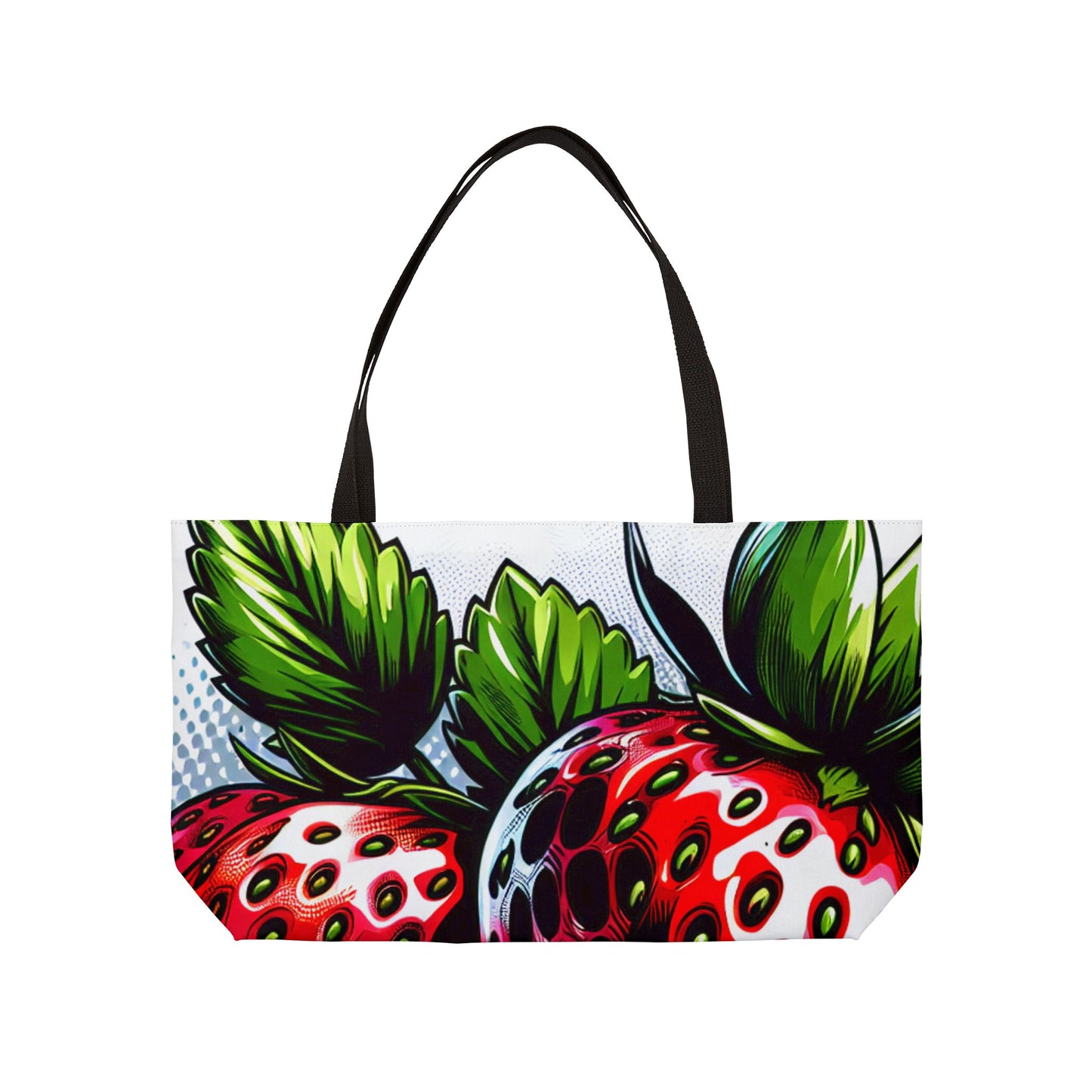 Strawberry Weekender Tote Bag