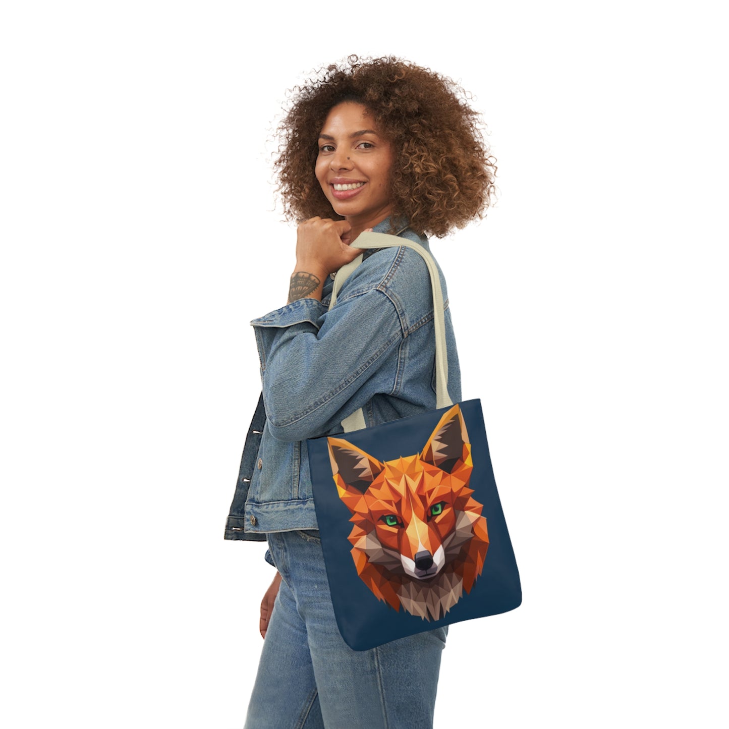 Fox Tote Bag, 5-Color Straps