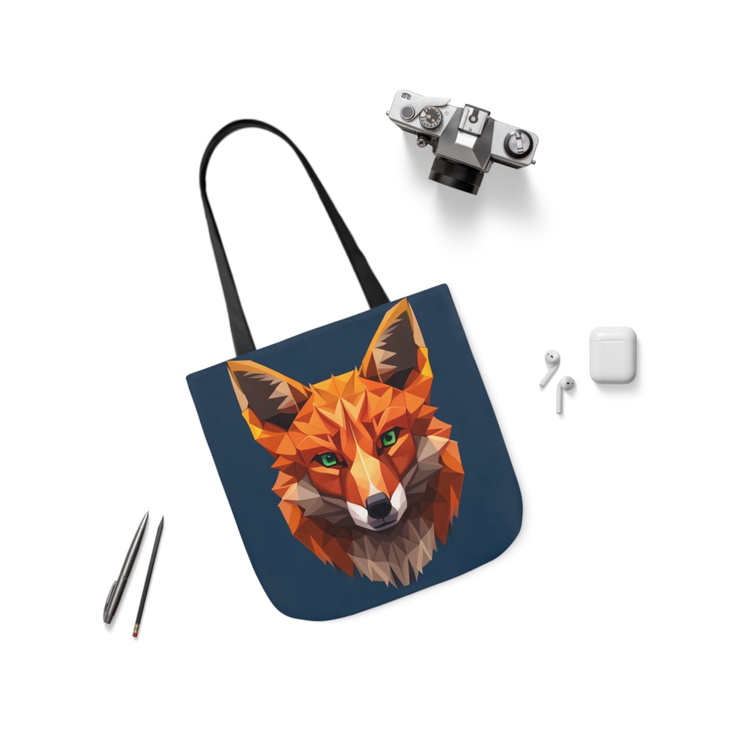 Fox Tote Bag, 5-Color Straps