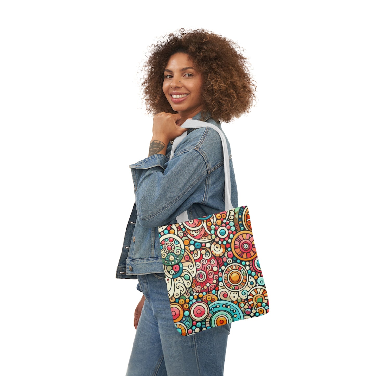 Tote Bag, 5-Color Straps