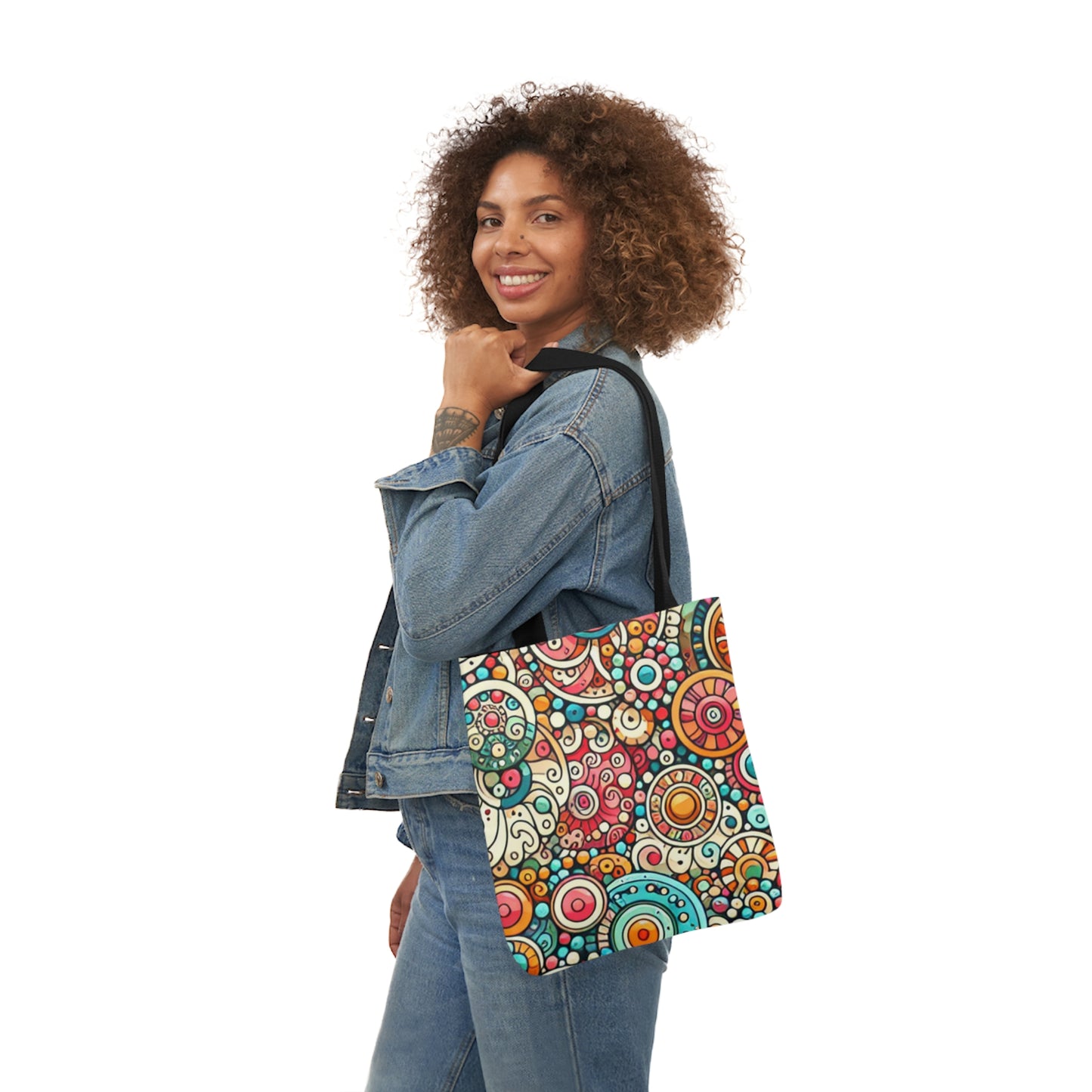 Tote Bag, 5-Color Straps