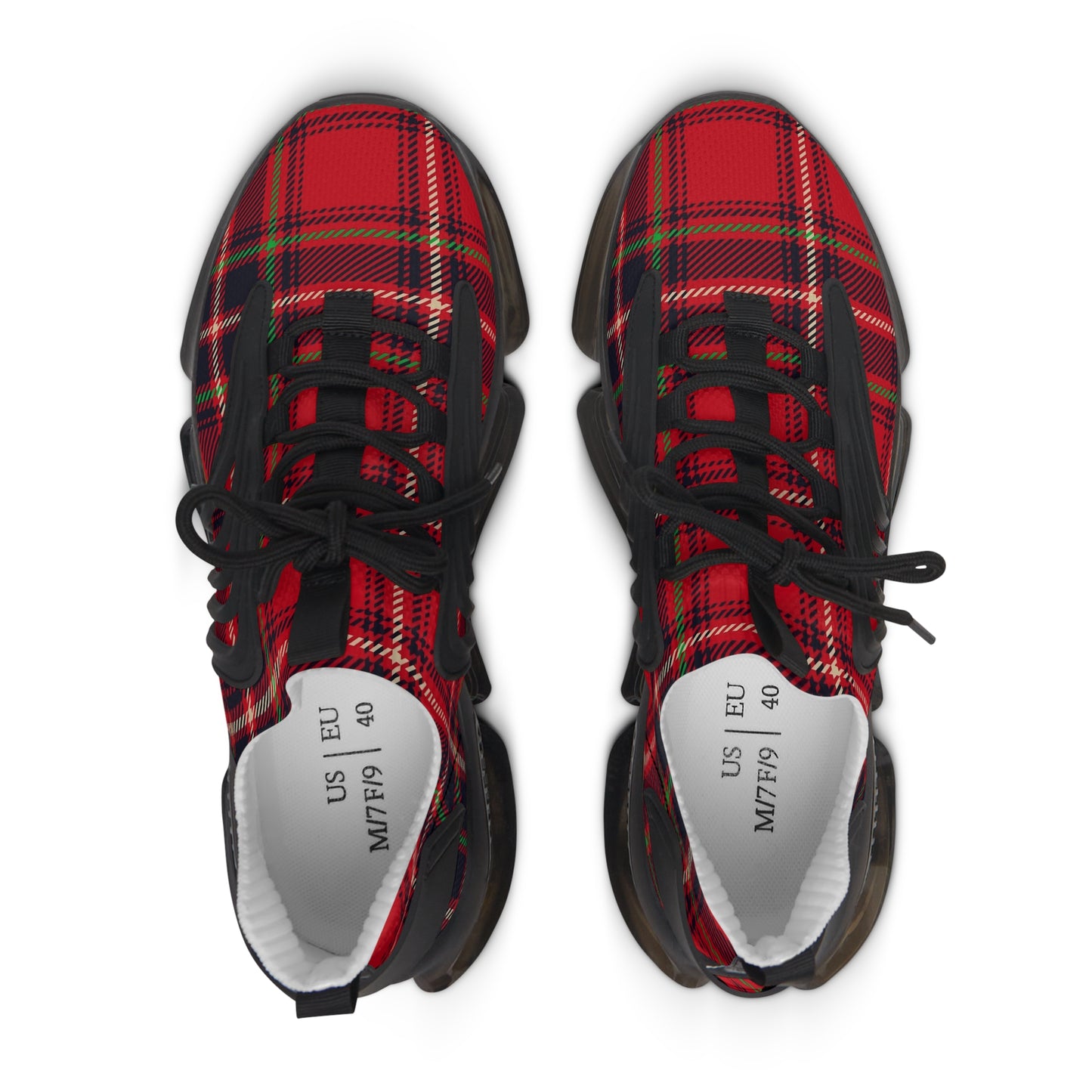 Women's Mesh Sneakers Plaid