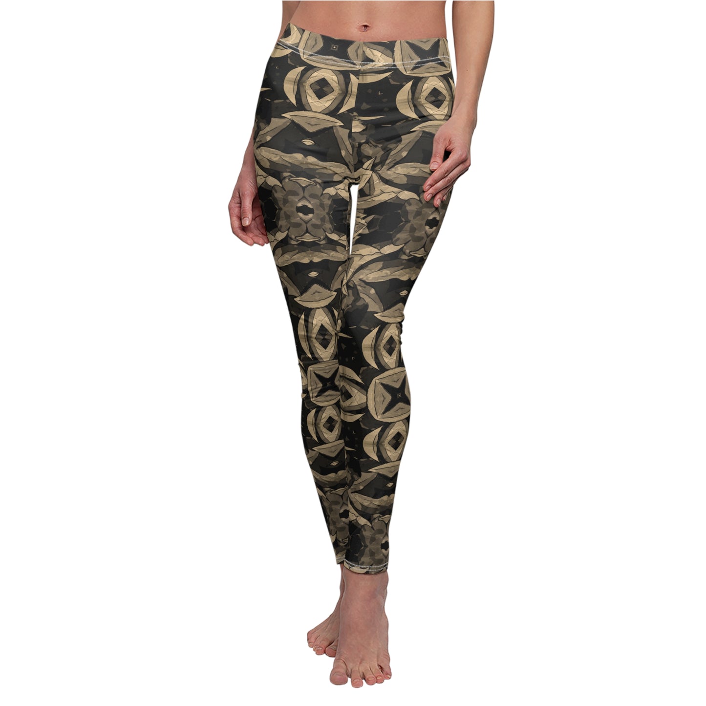 Casual Leggings - Women's Cut & Sew