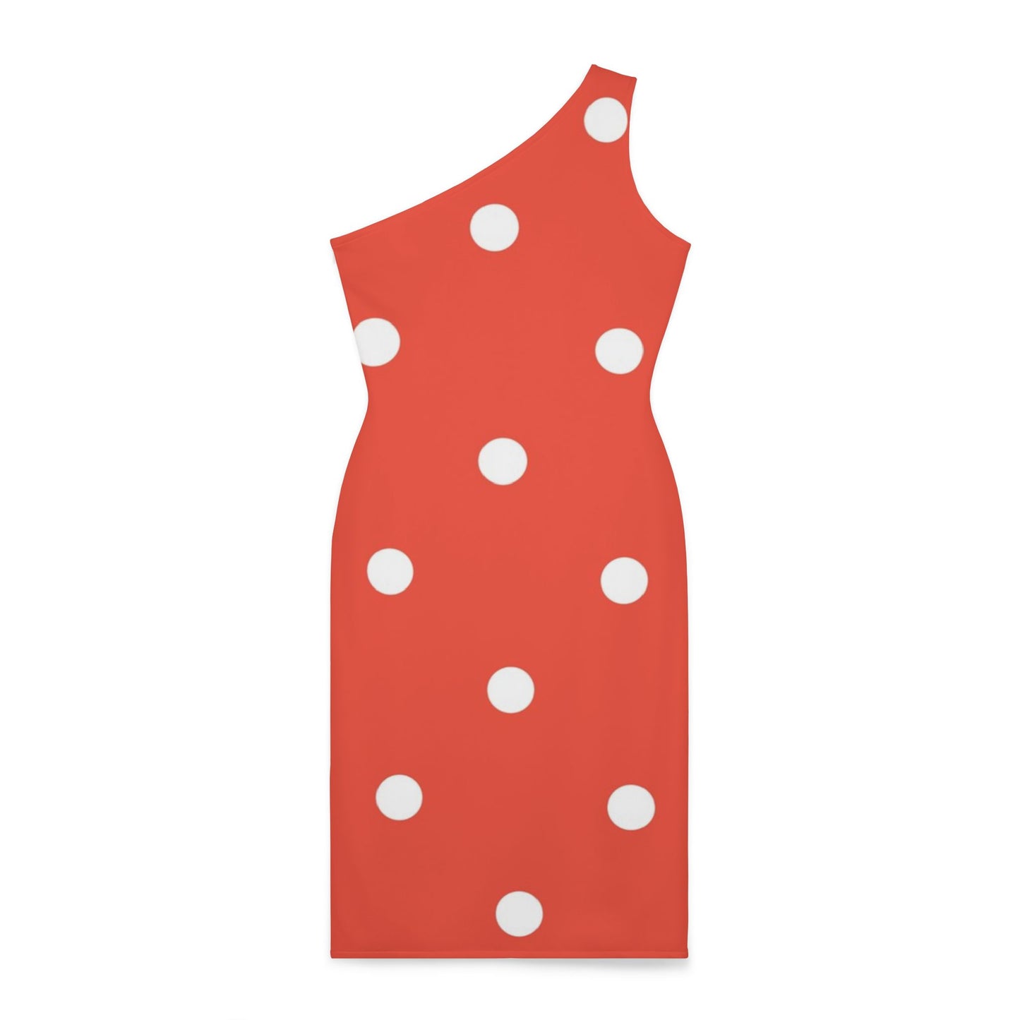 Shoulder Dress Polka Dot