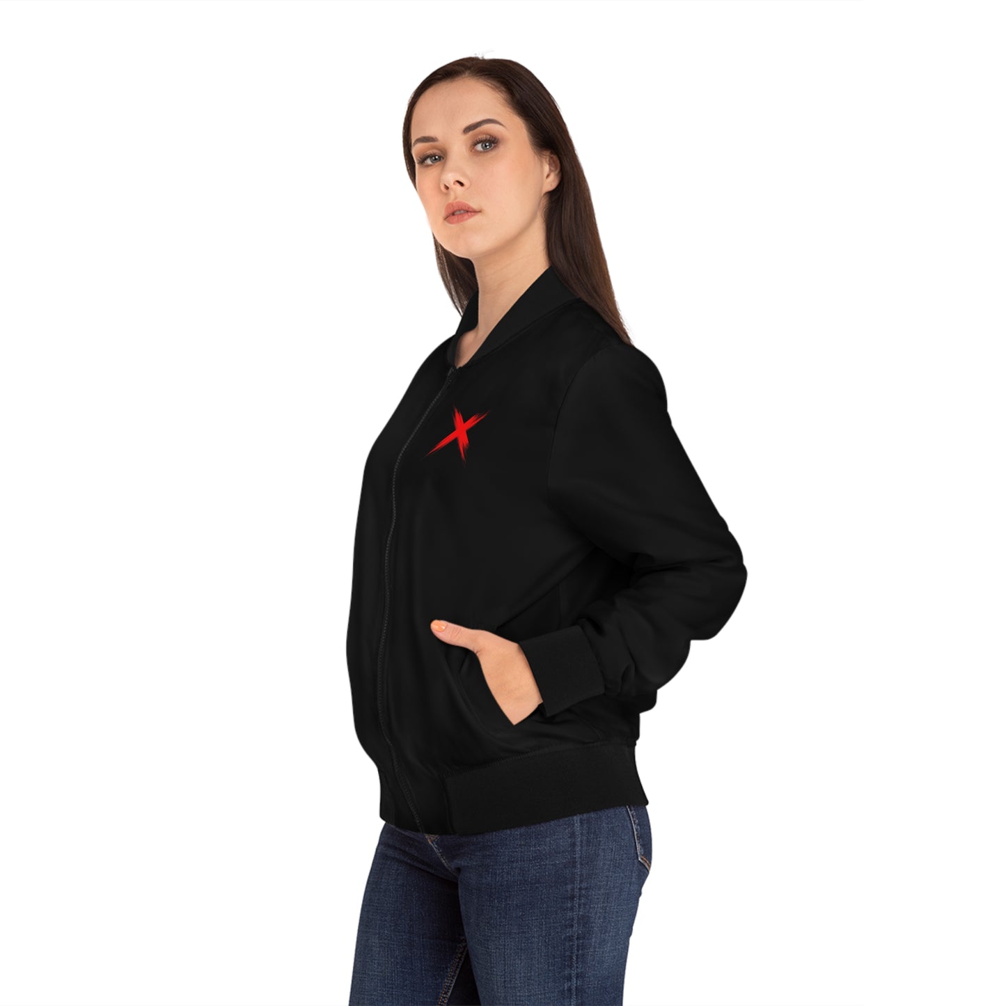 Woman's Bomber Jacket - Stylish and Trendy