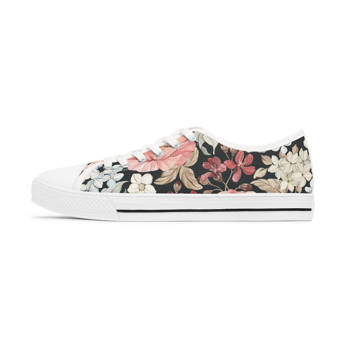 Women's Low Top Sneakers Flower Power