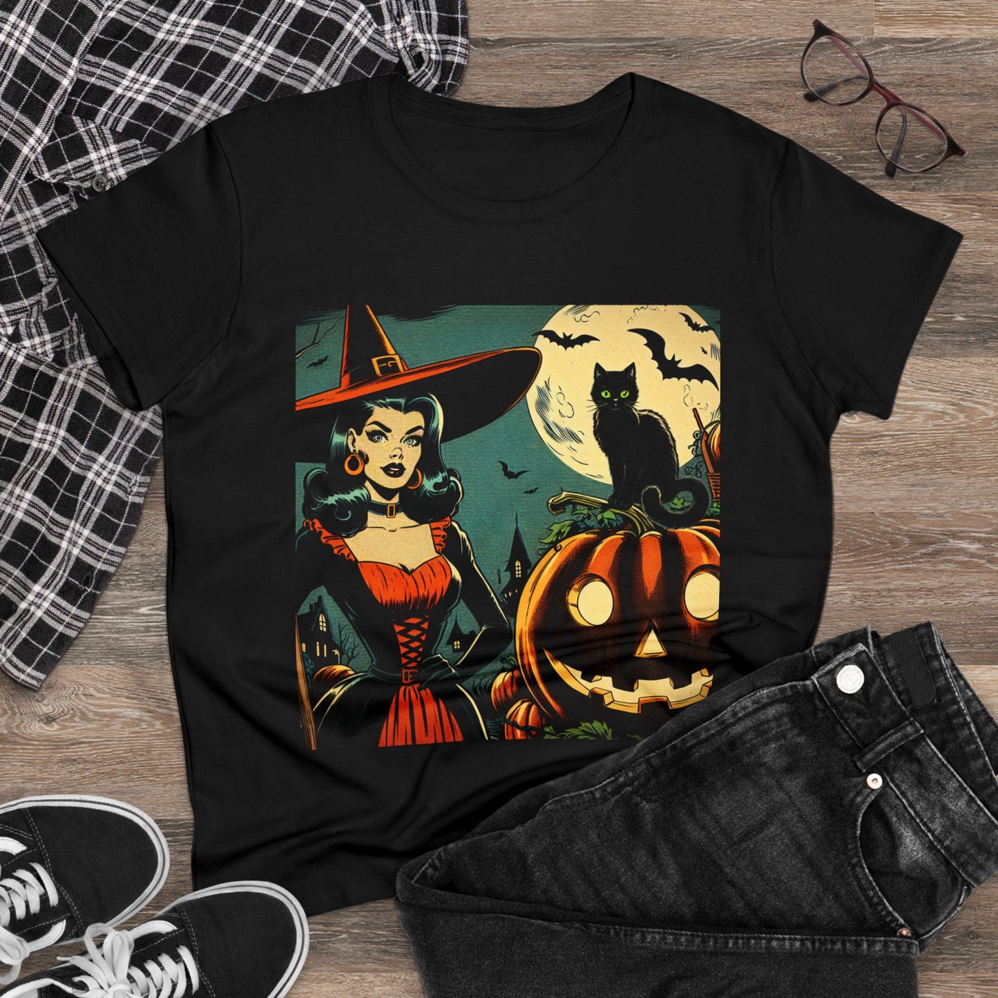 Women's Cotton Tee Halloween