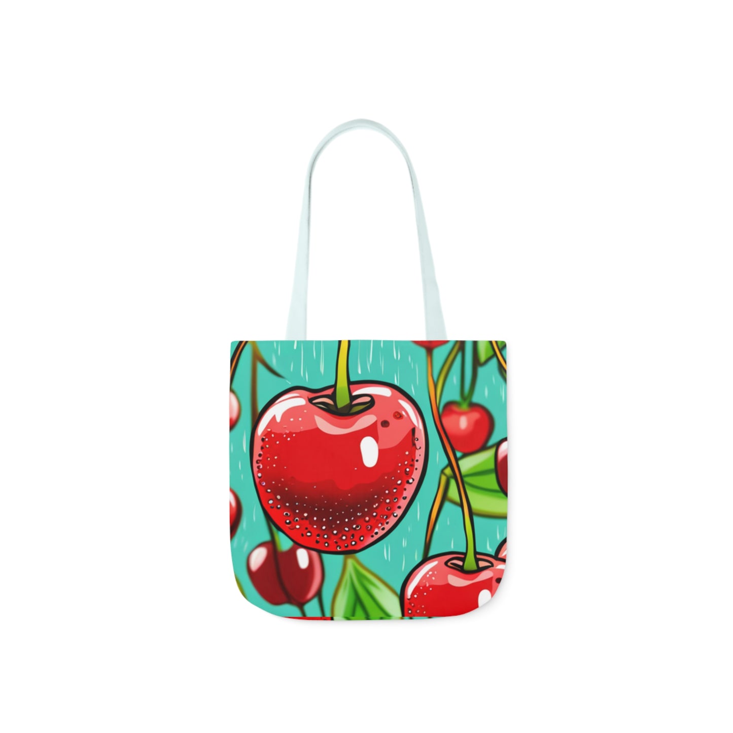 Cherry Tote Bag, 5-Color Straps
