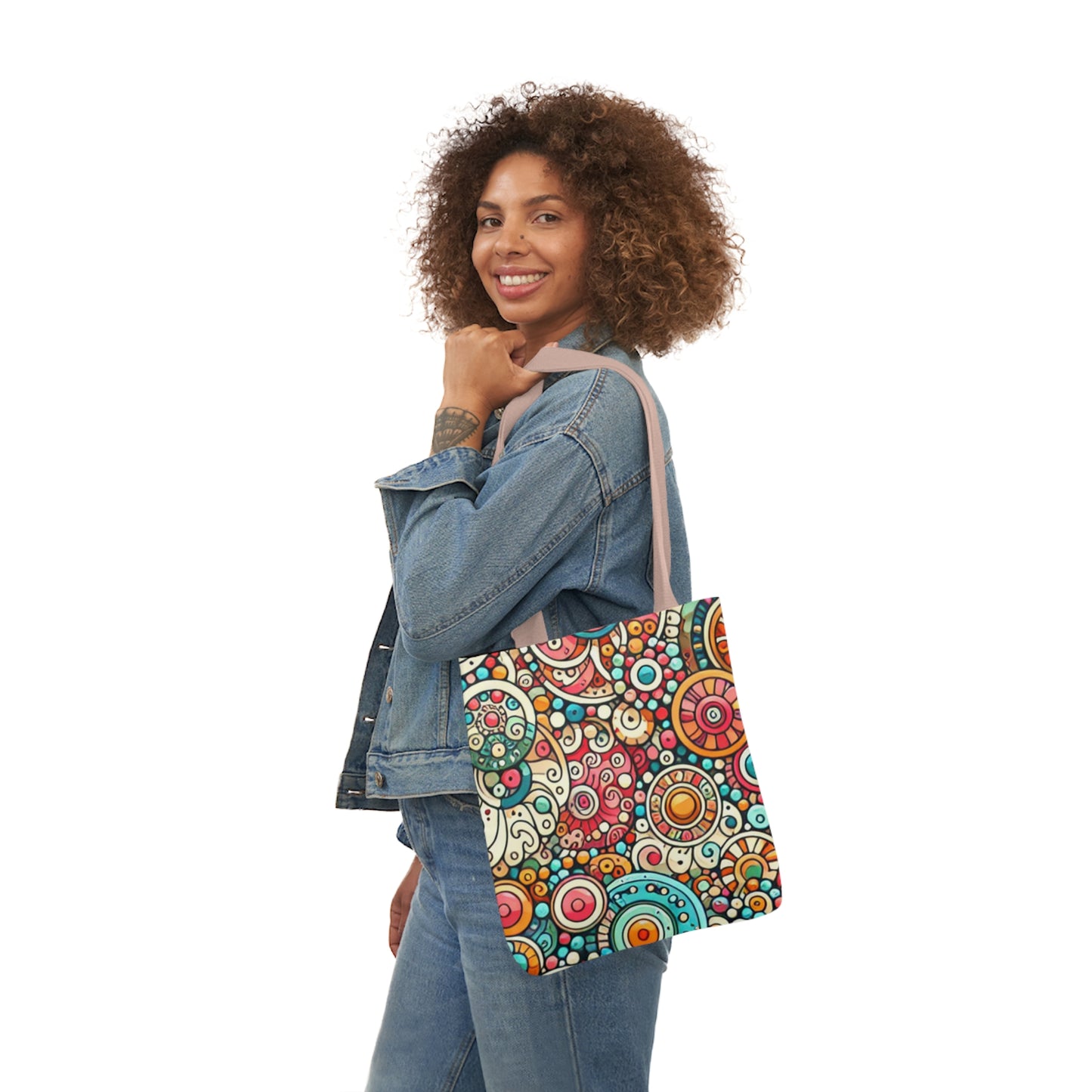 Tote Bag, 5-Color Straps