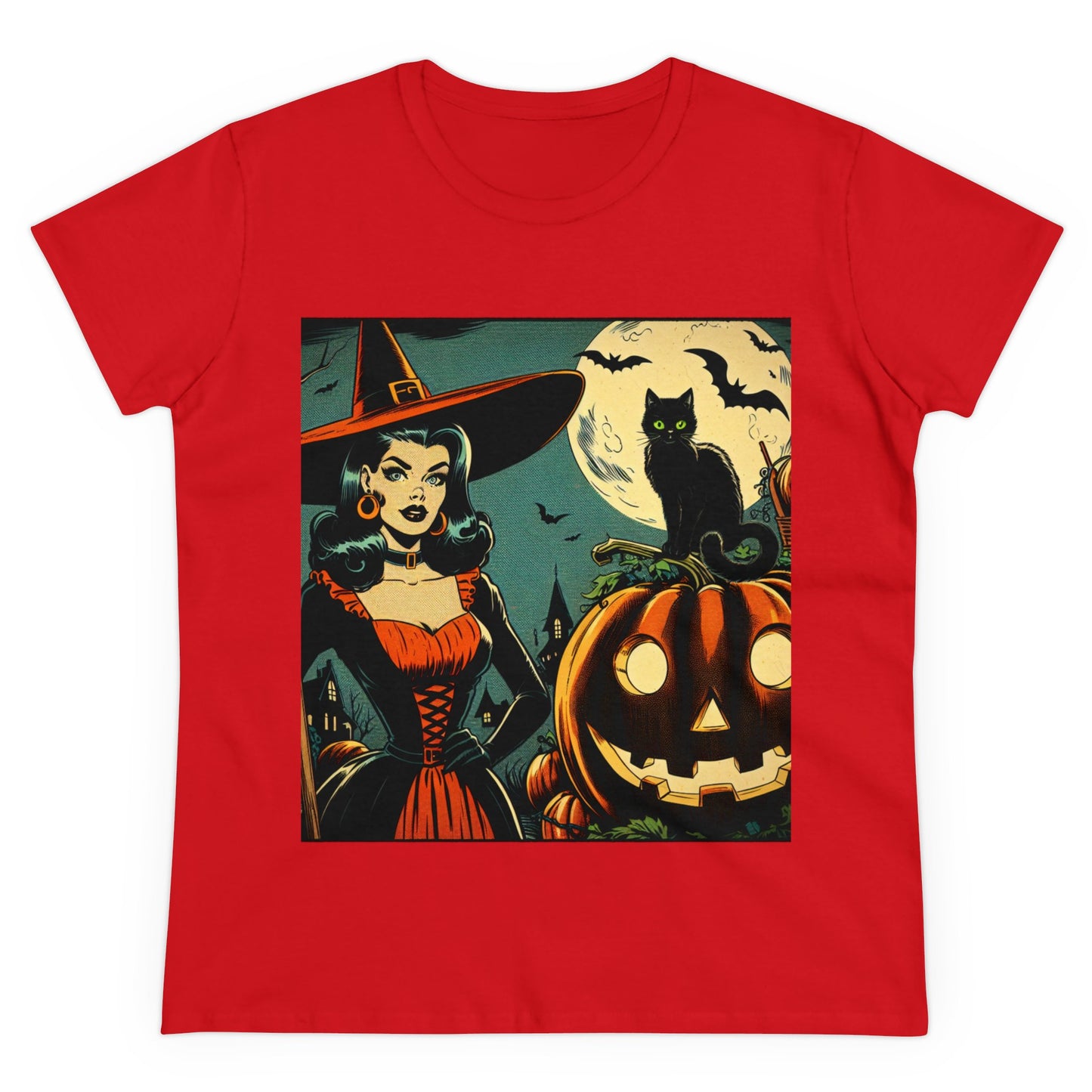 Women's Cotton Tee Halloween