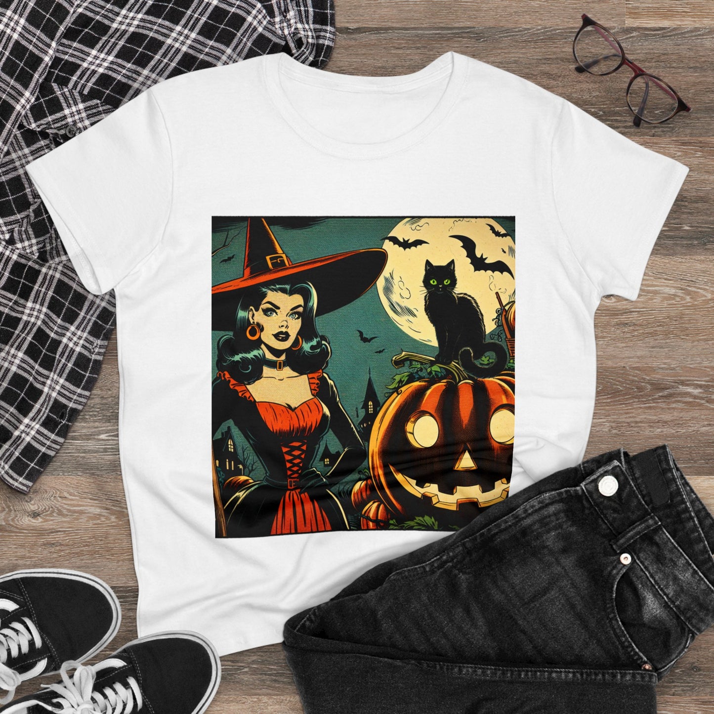 Women's Cotton Tee Halloween