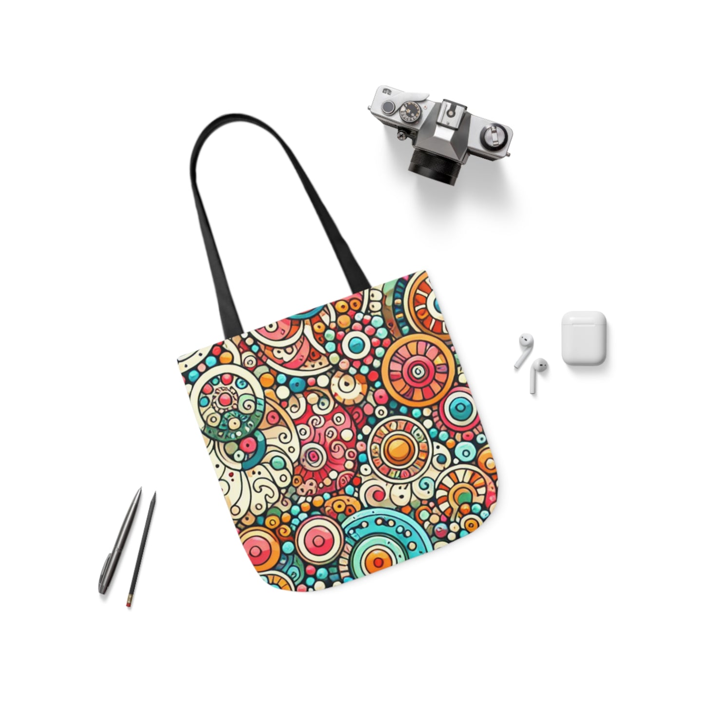 Tote Bag, 5-Color Straps