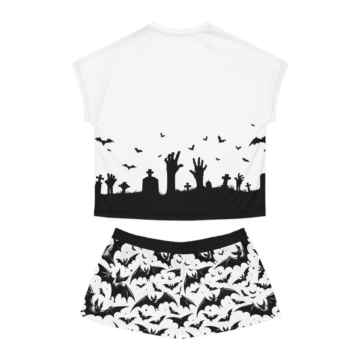 Women's Short Pajama Set Bats