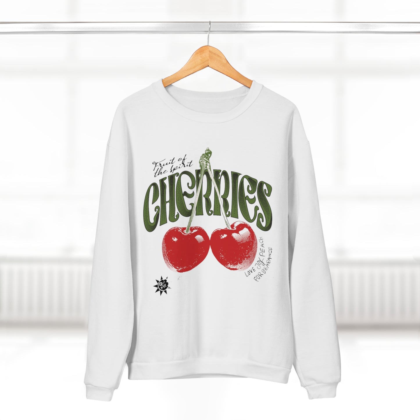 Unisex Crew Neck Sweatshirt Cherris