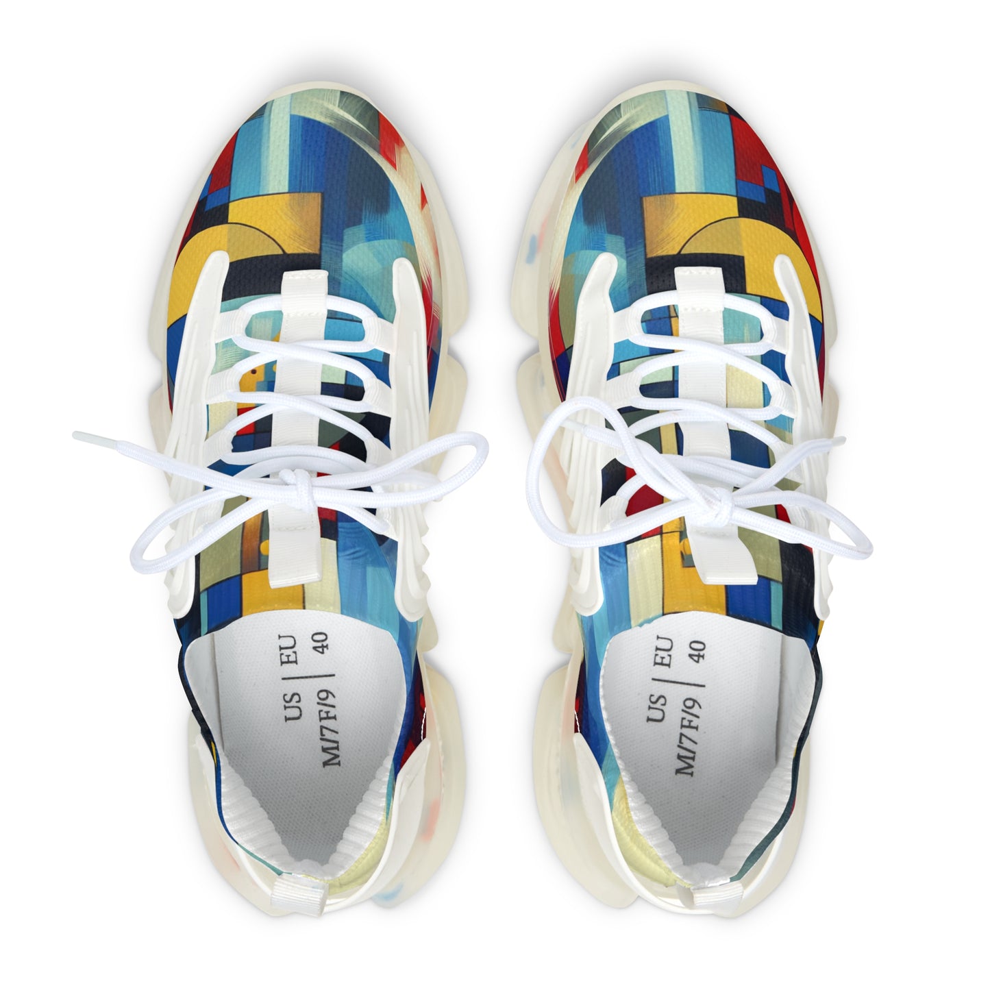 Women's Mesh Sneakers Color Art