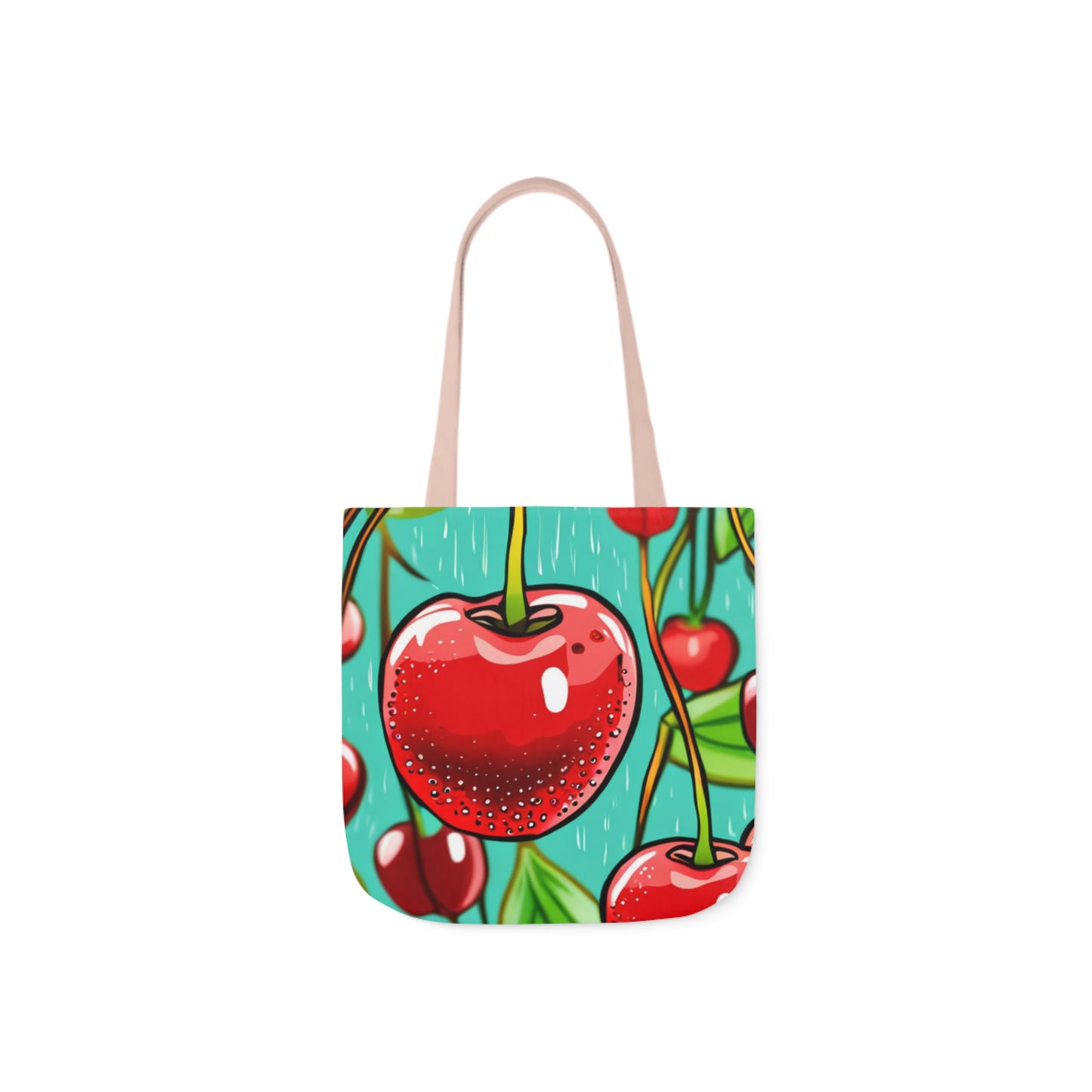 Cherry Tote Bag, 5-Color Straps