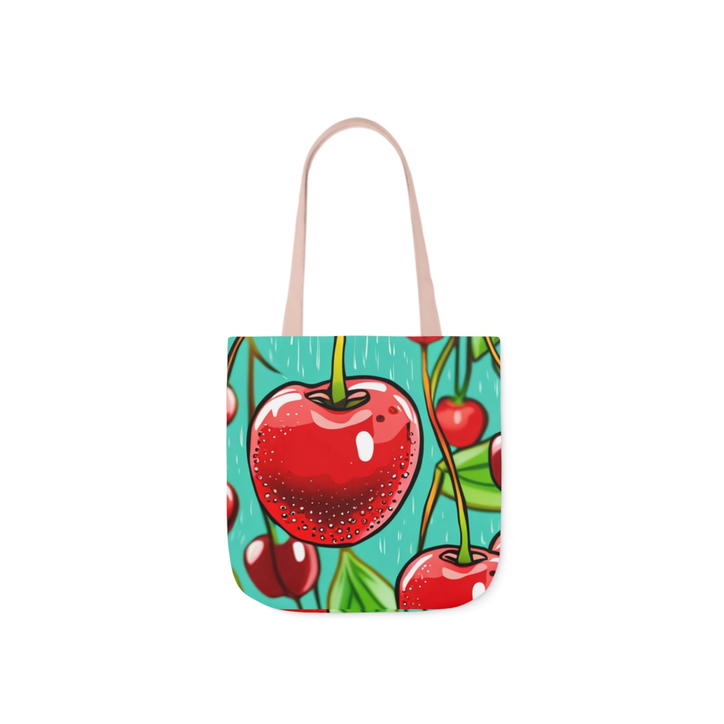 Cherry Tote Bag, 5-Color Straps