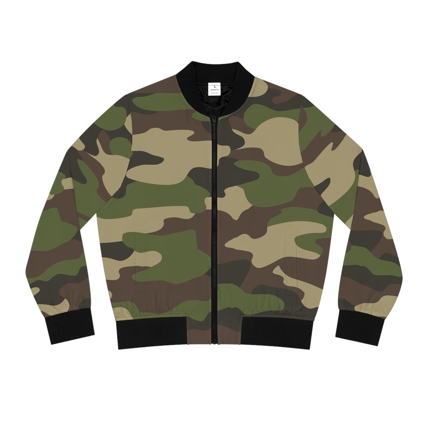 Women's Bomber Jacket Camouflage