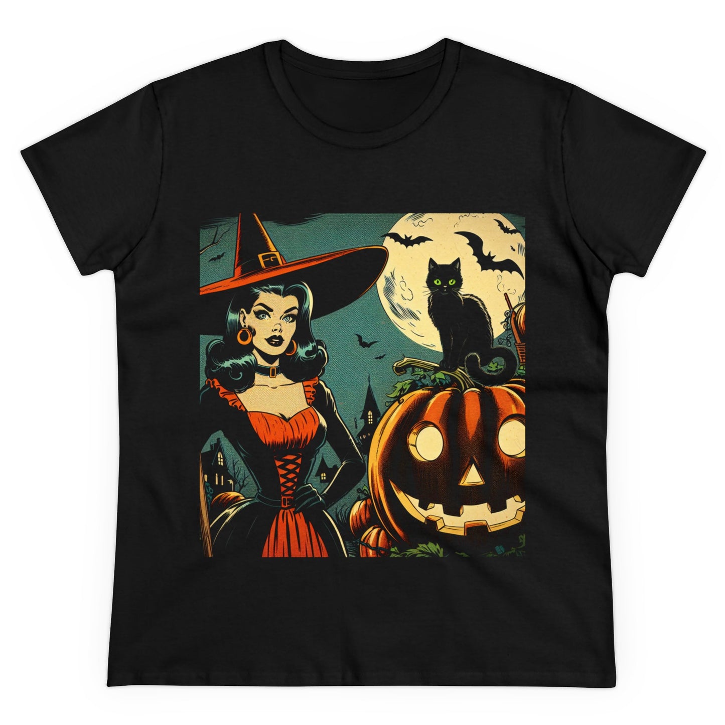 Women's Cotton Tee Halloween