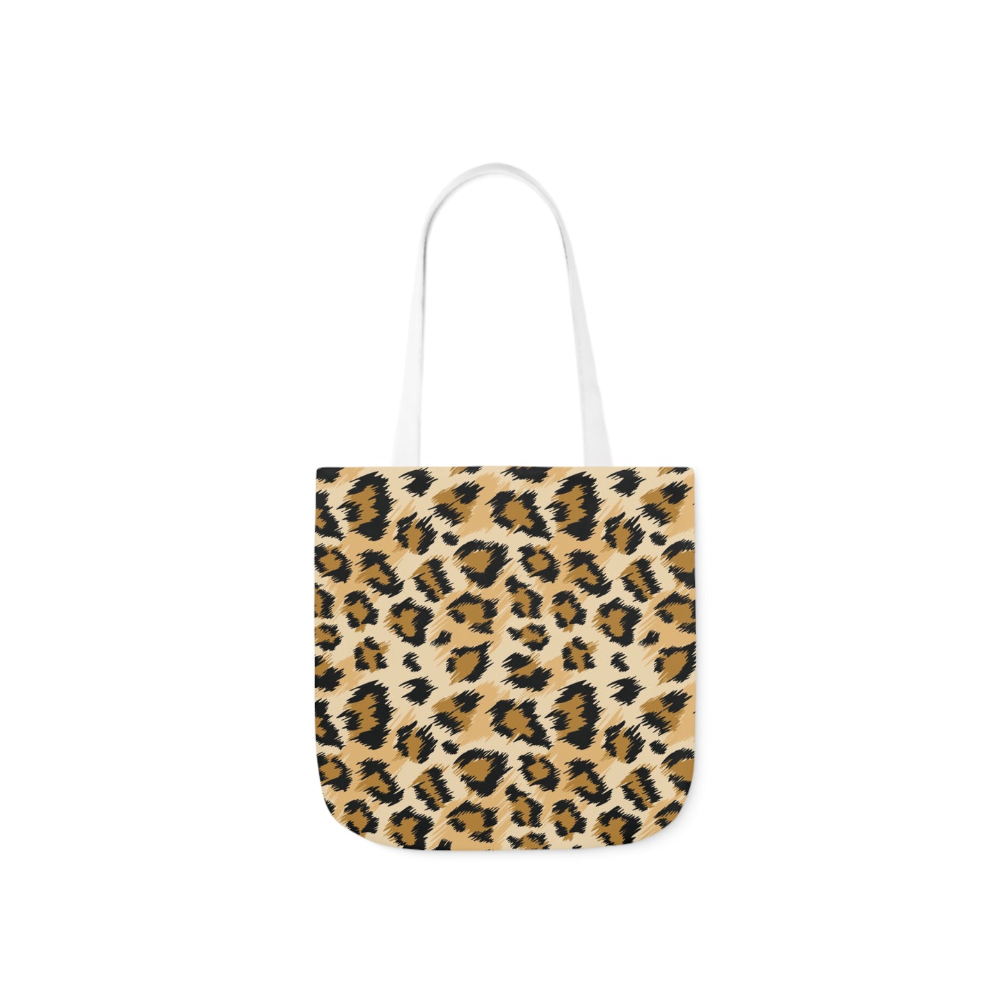 Leopard Tote Bag, 5-Color Straps