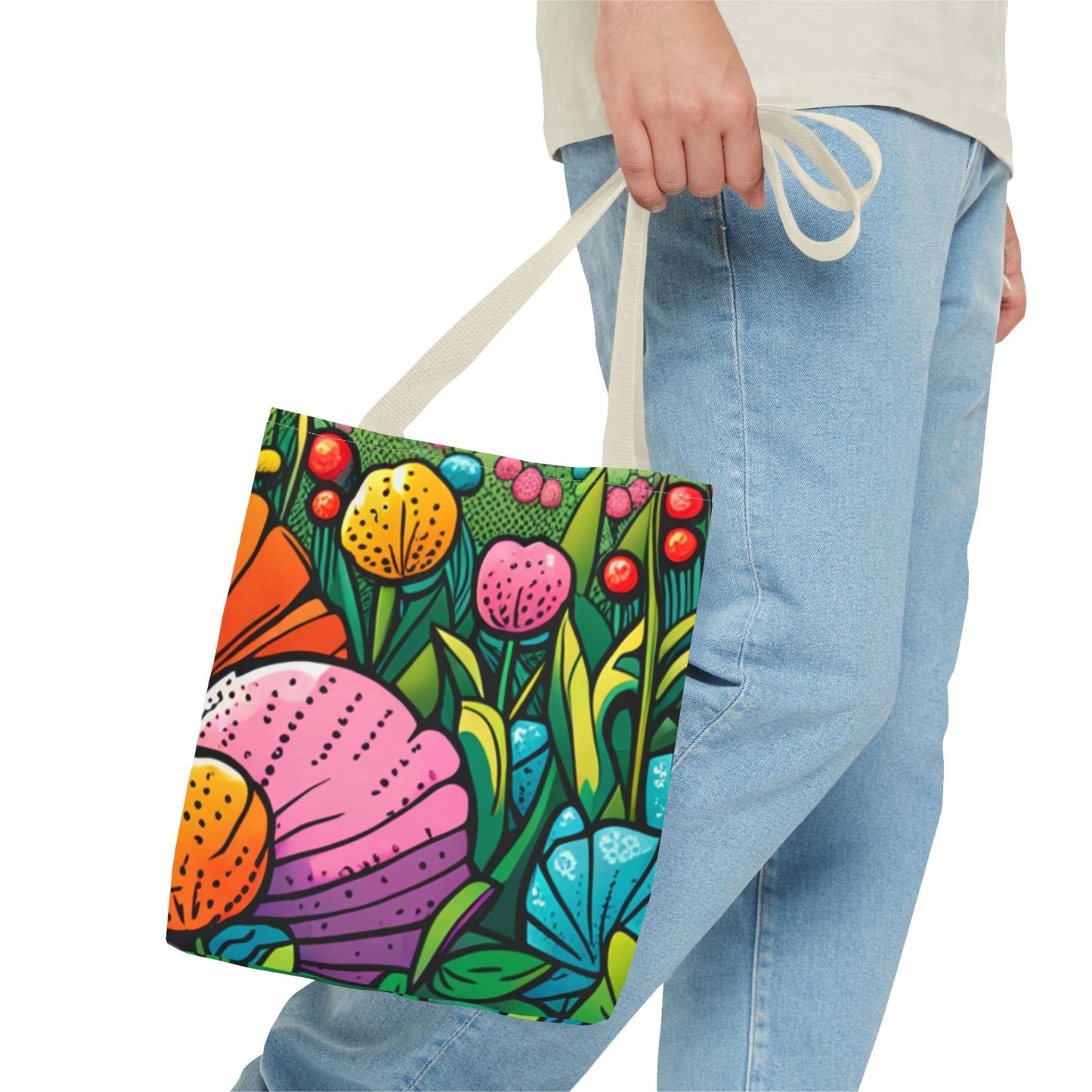 Flower Field Tote Bag