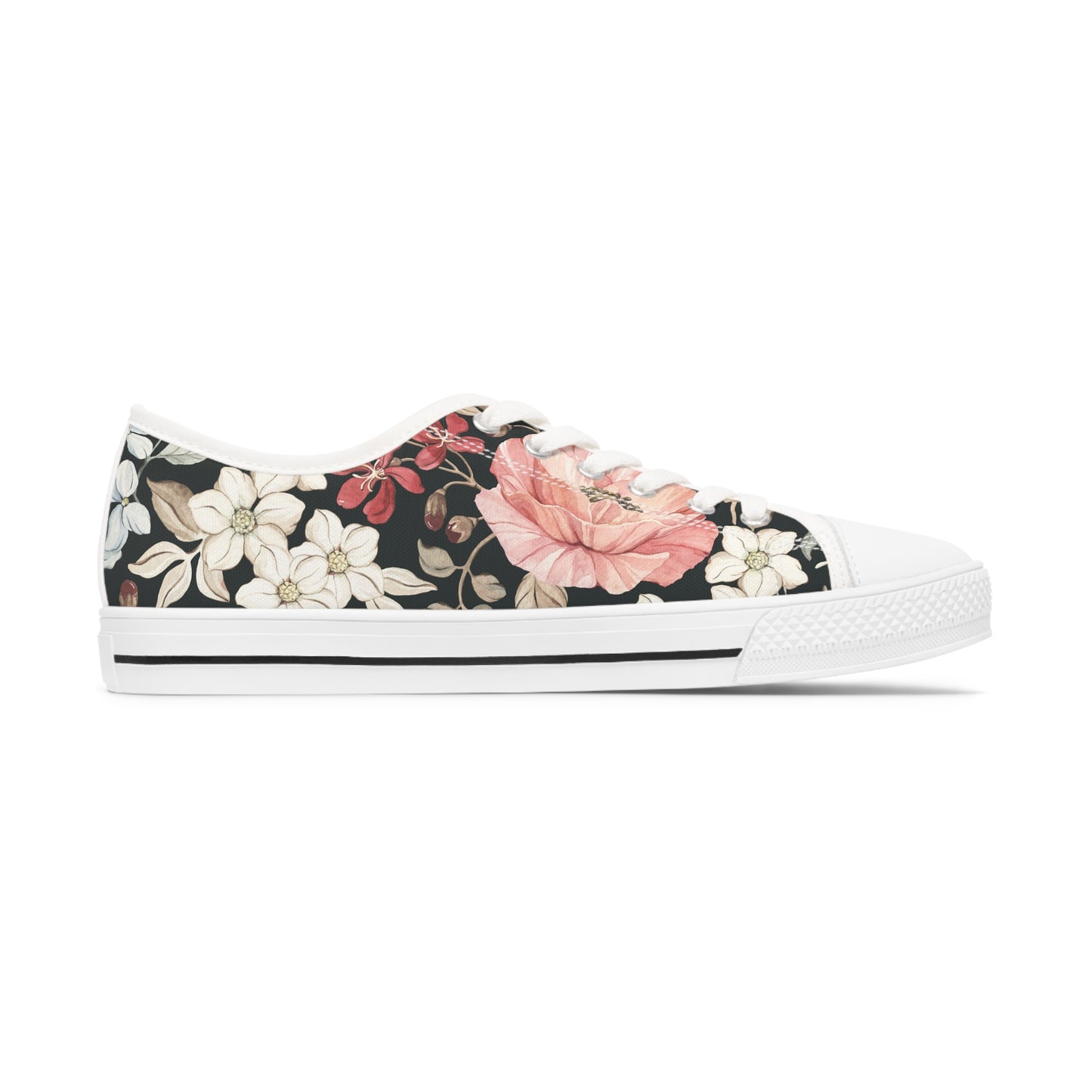 Women's Low Top Sneakers Flower Power