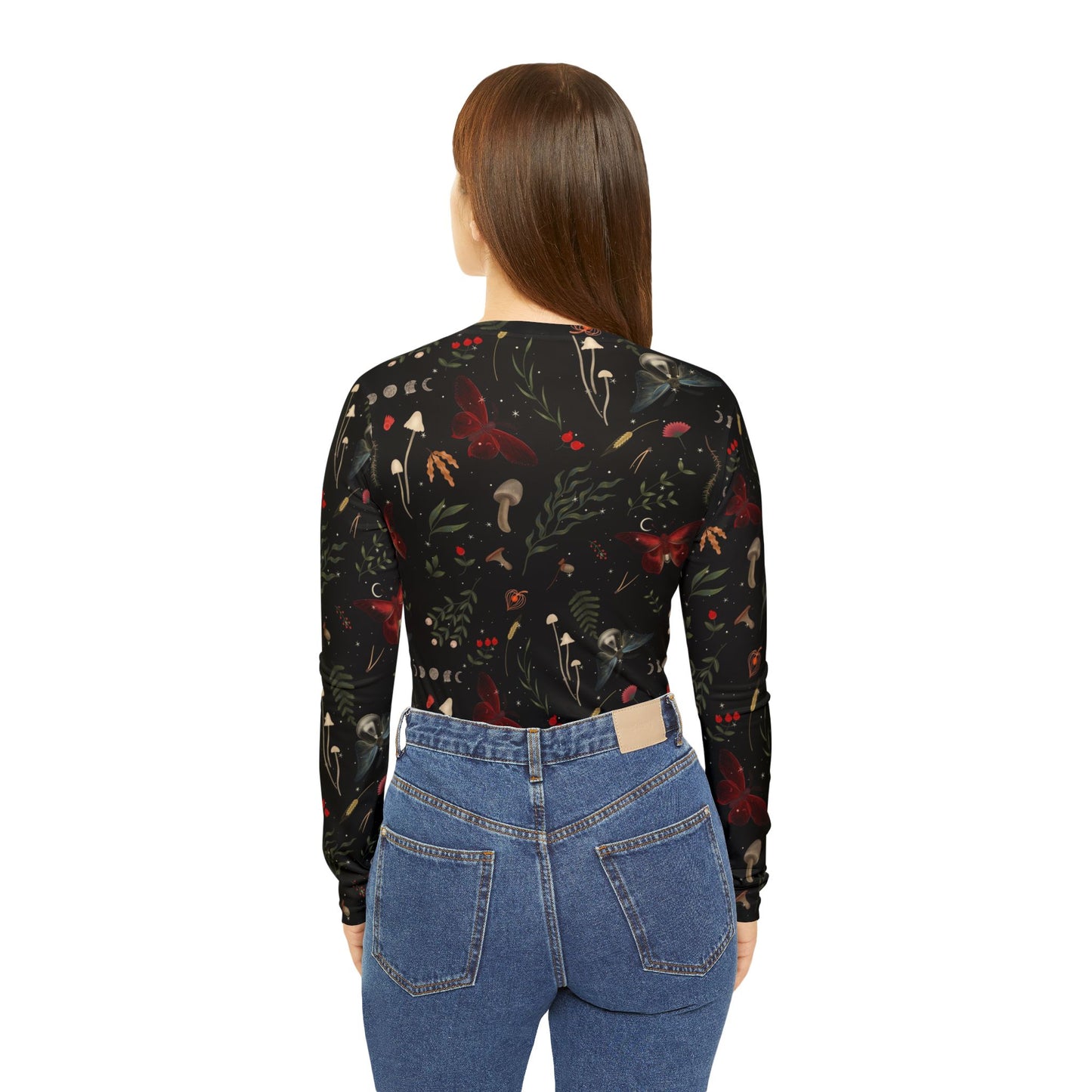 Women's Long Sleeve V-neck Shirt