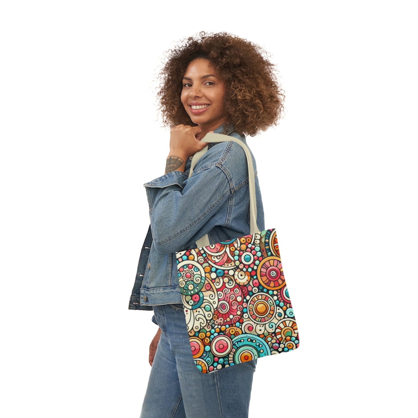 Tote Bag, 5-Color Straps